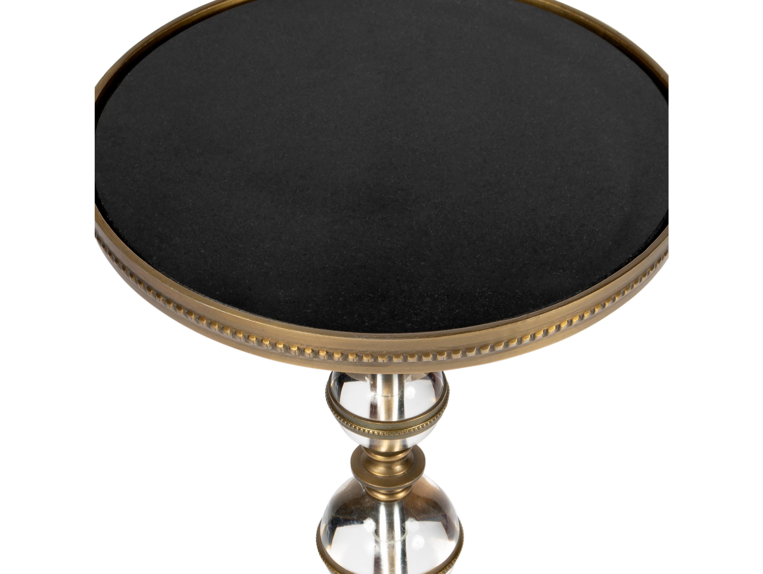 Butler Forella Round Granite End Table