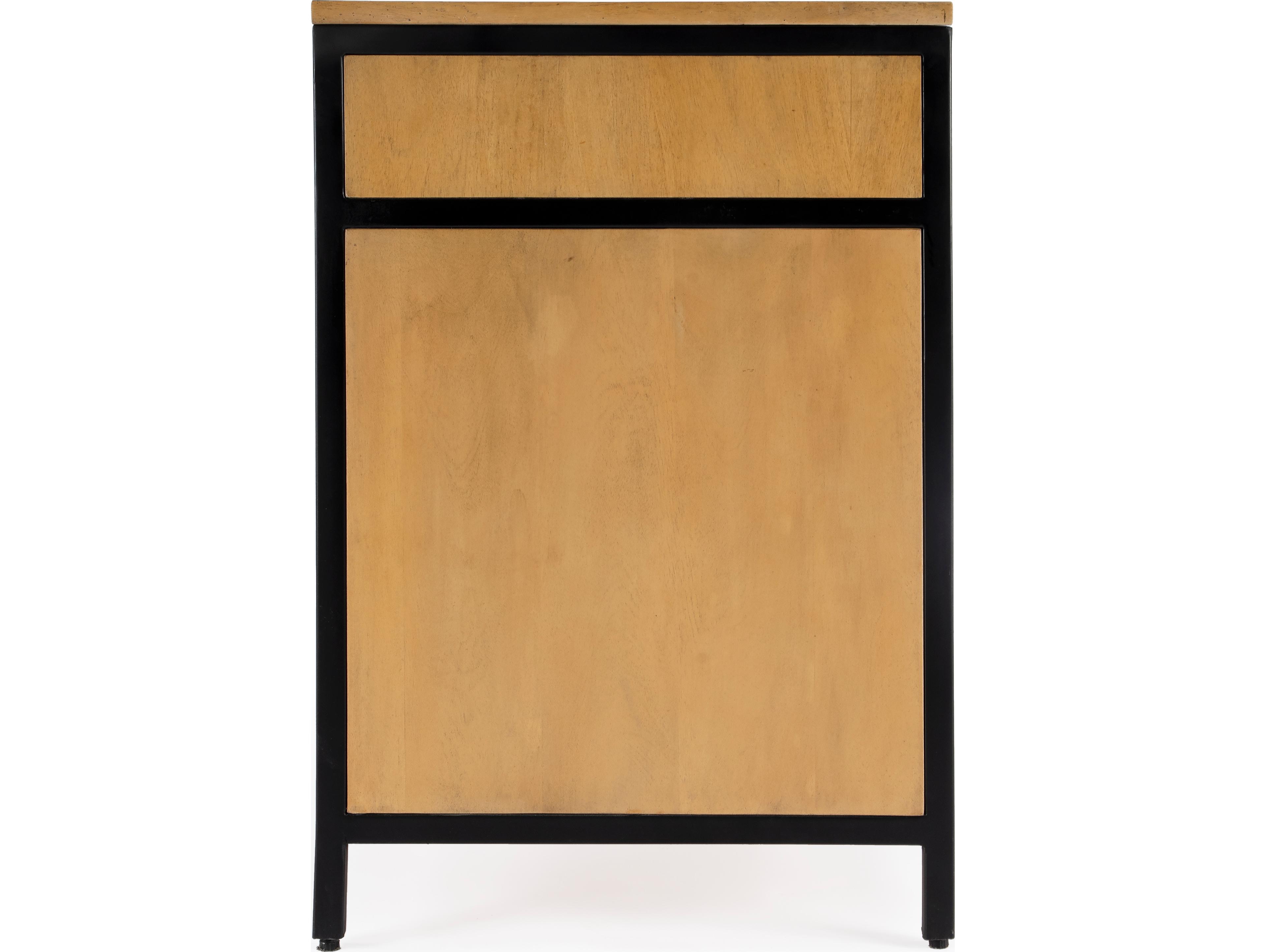 Butler Hans Natural Rustic Black Mango Wood Writing Desk