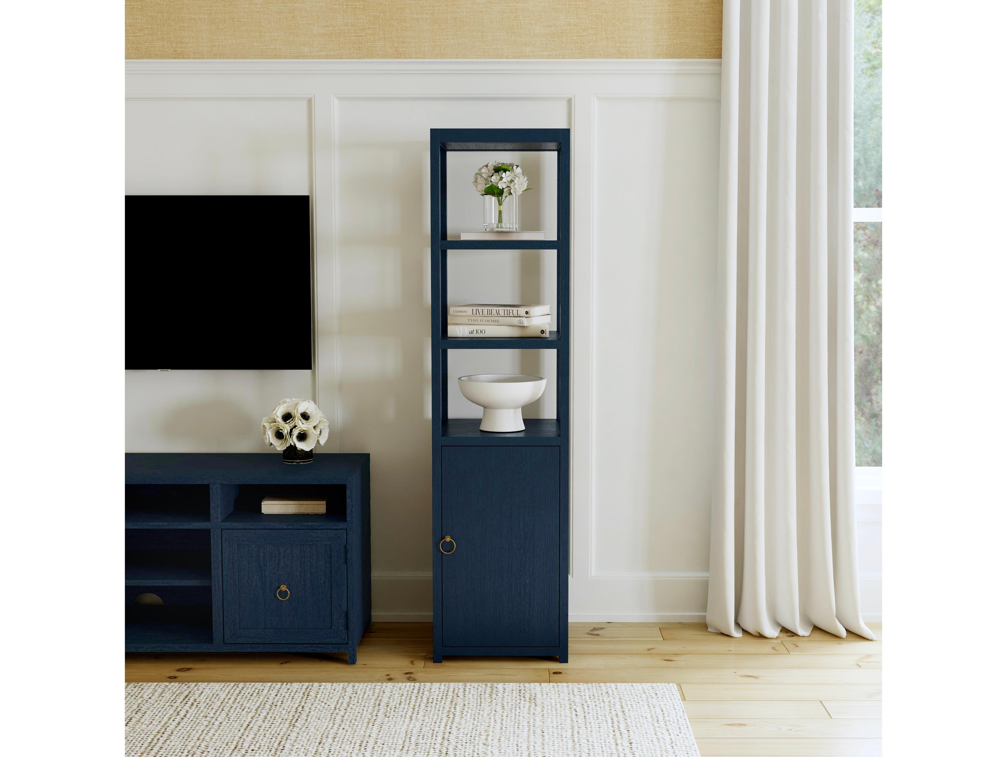 Butler Lark Navy Blue Bookcase