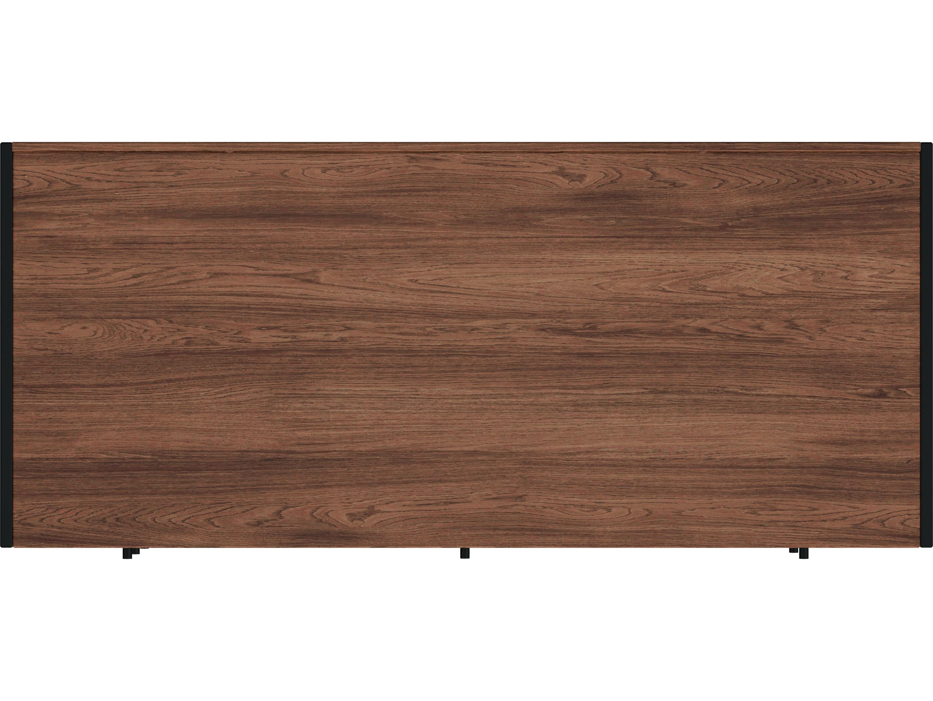 Butler Drake Walnut Brown Wood Executive Desk