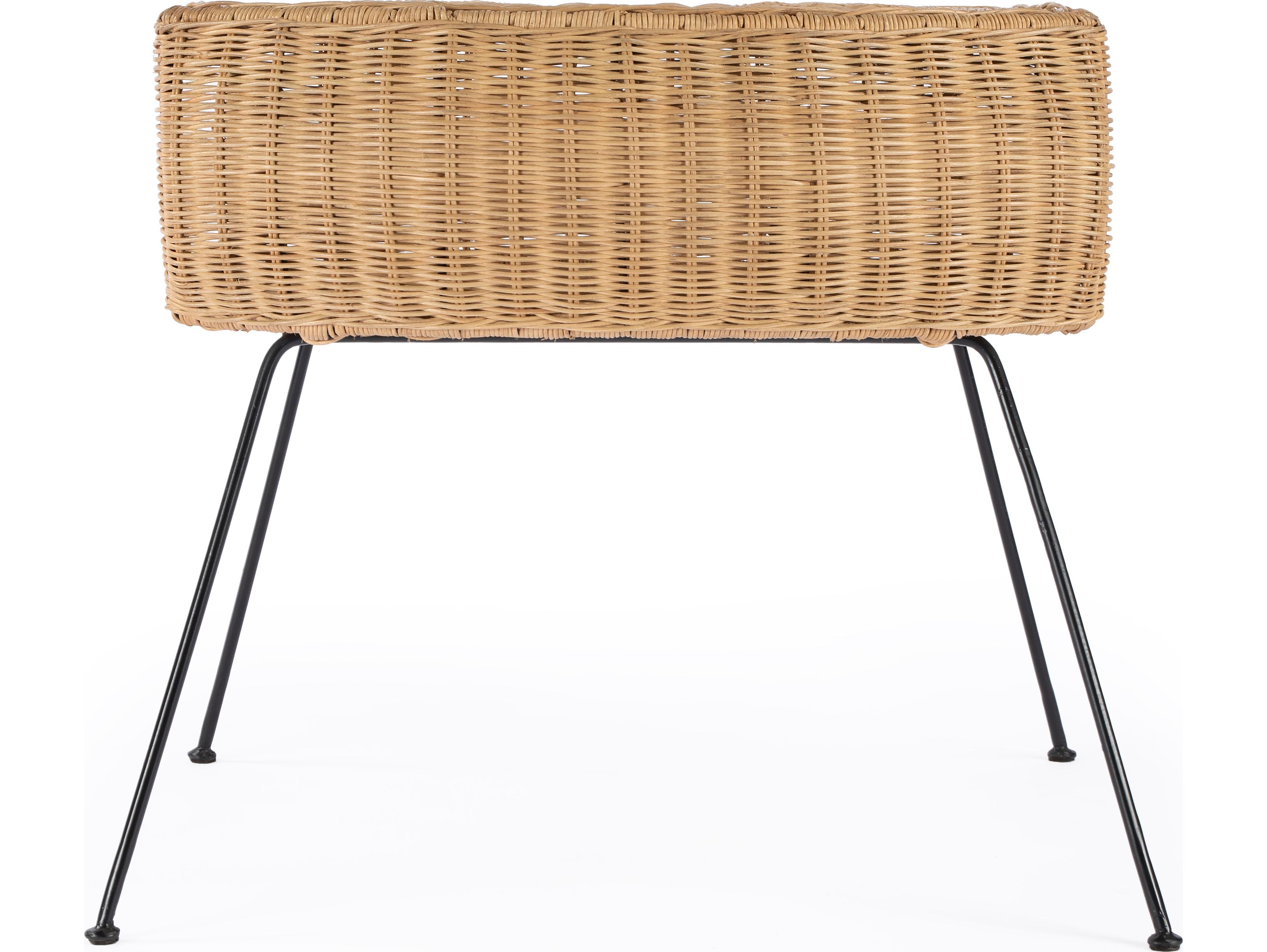 Butler Coralitta Rectangular Natural Rattan End Table