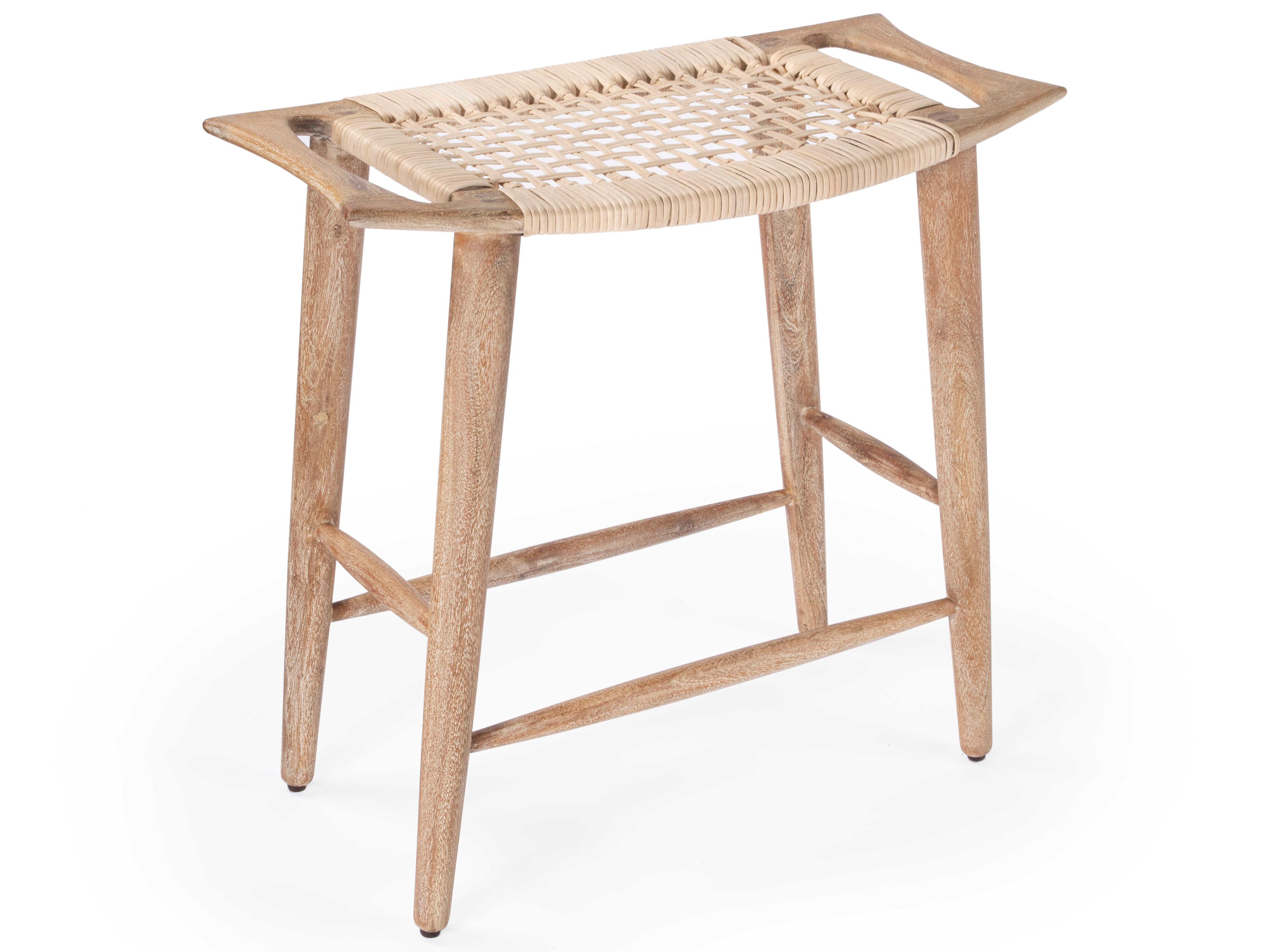 Butler Tristan Natural Mango Wood Counter Stool