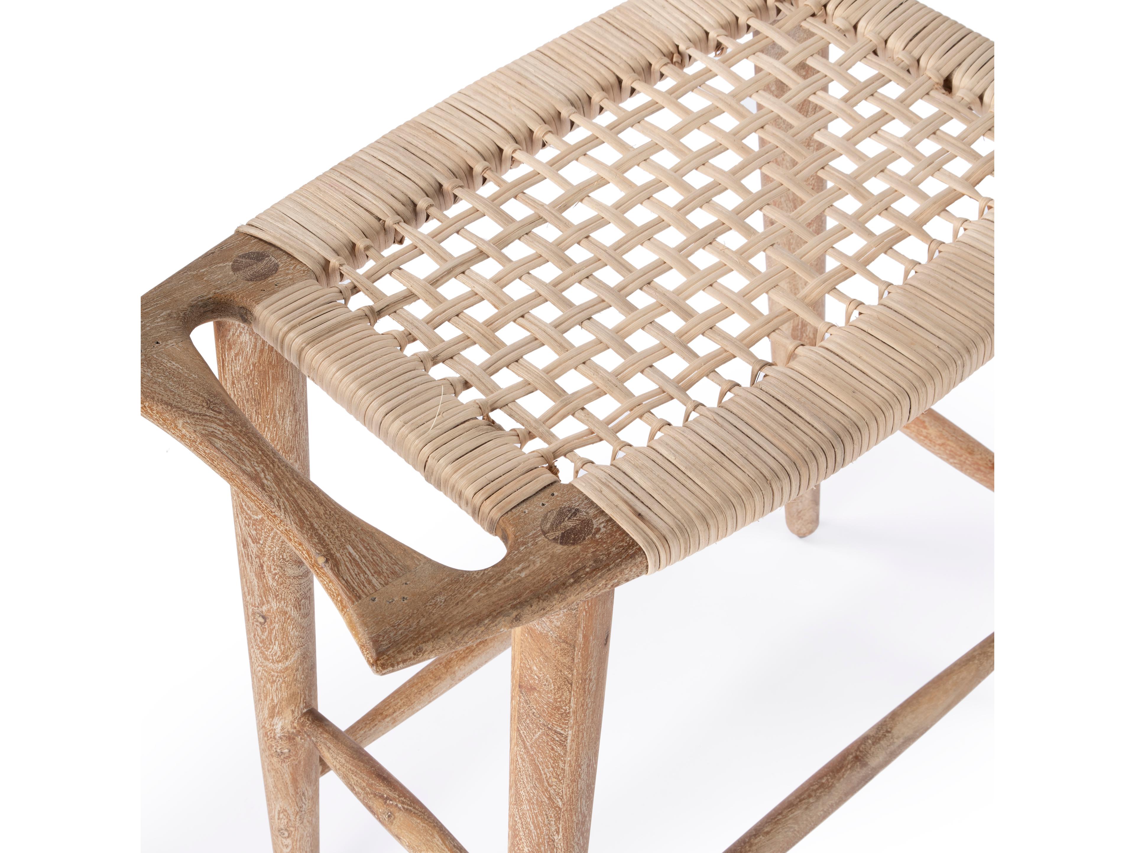 Butler Tristan Natural Mango Wood Counter Stool