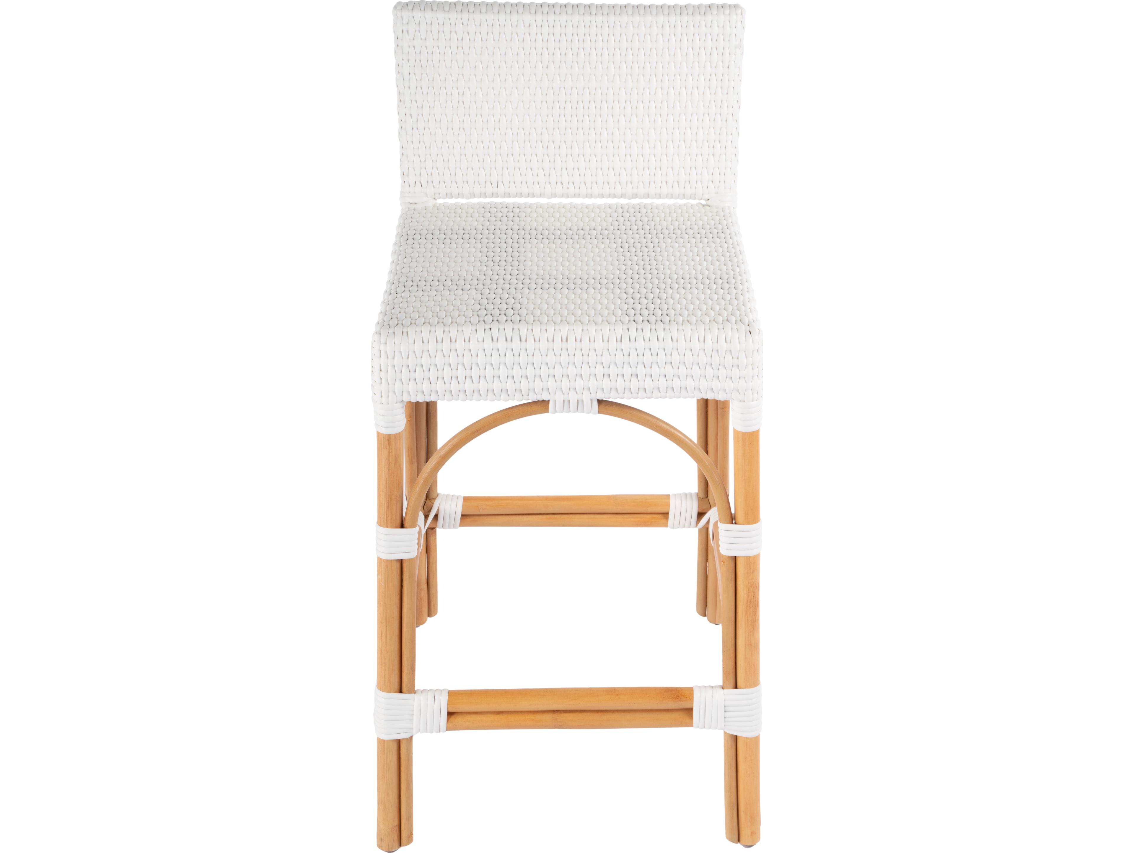 Butler Serienna White Rattan Counter Stool