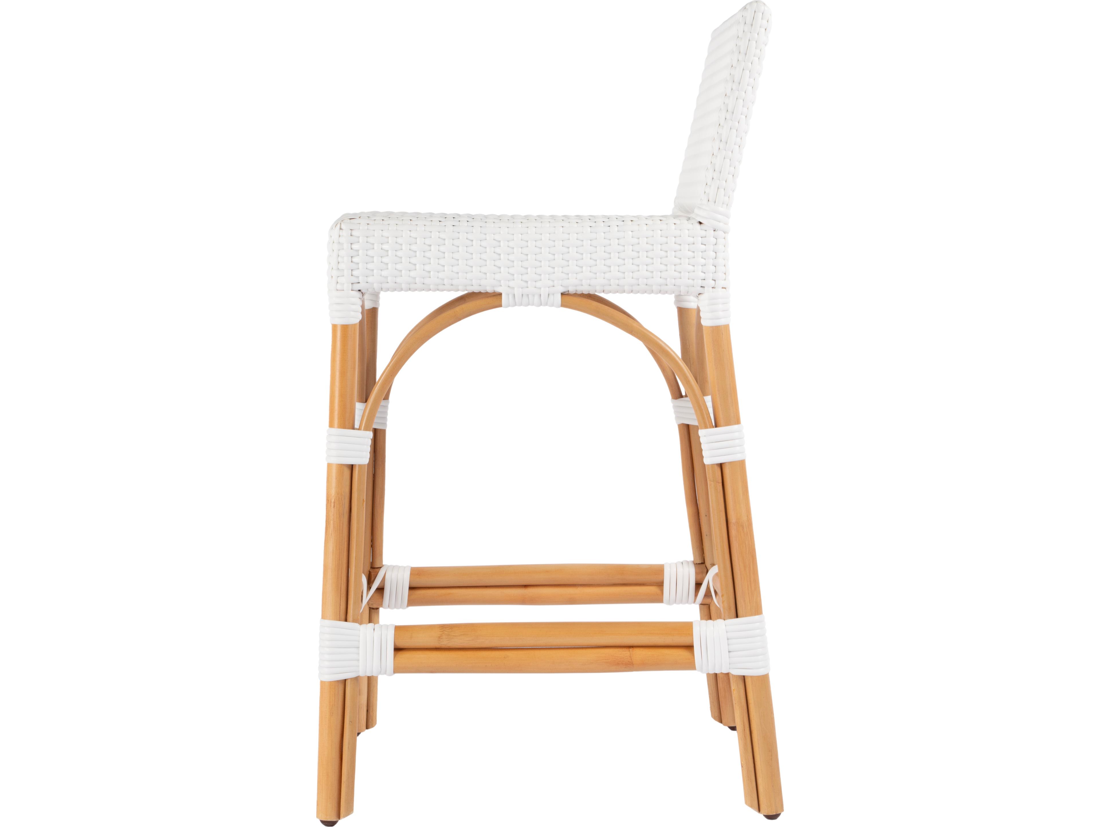 Butler Serienna White Rattan Counter Stool