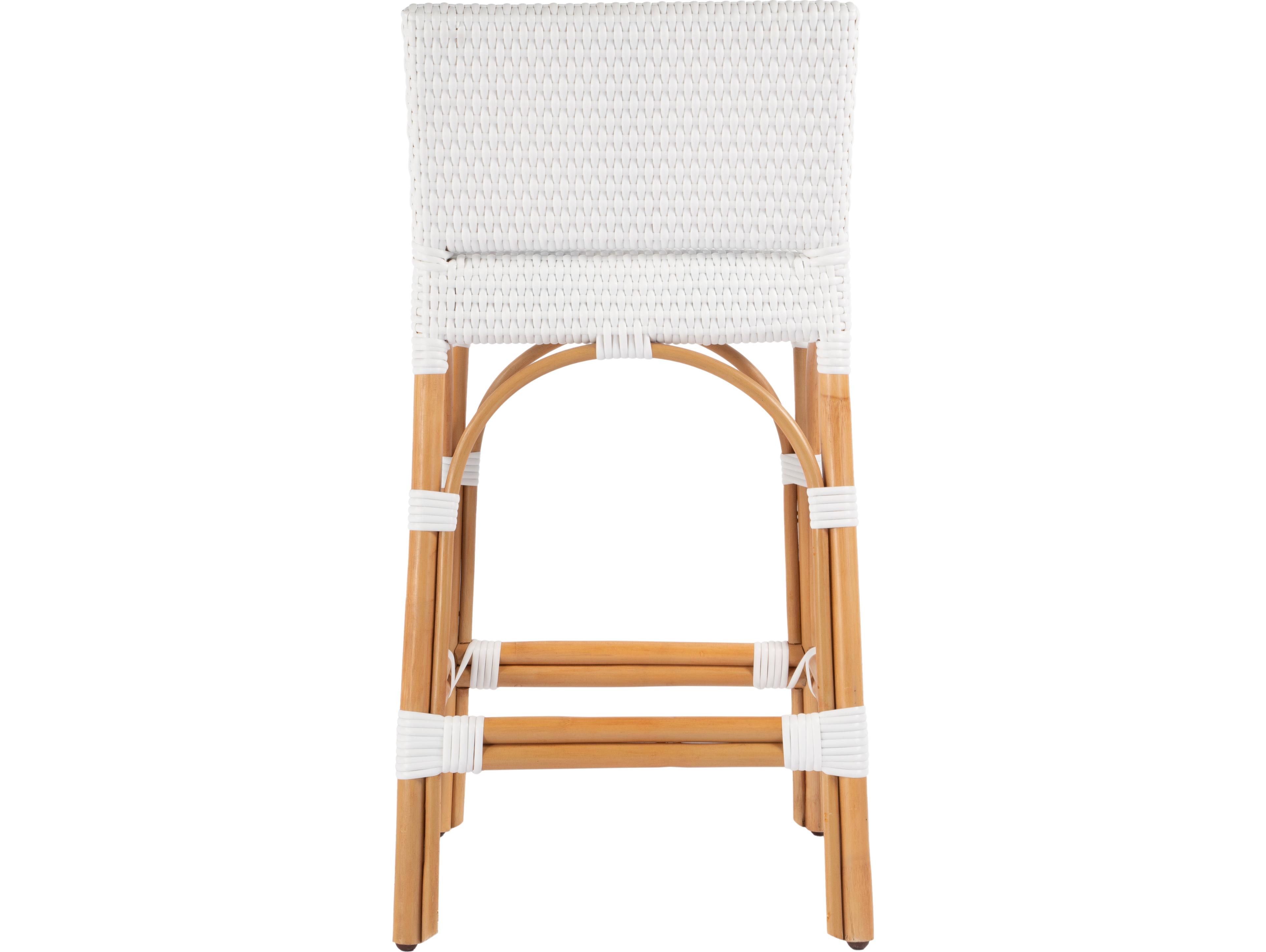 Butler Serienna White Rattan Counter Stool