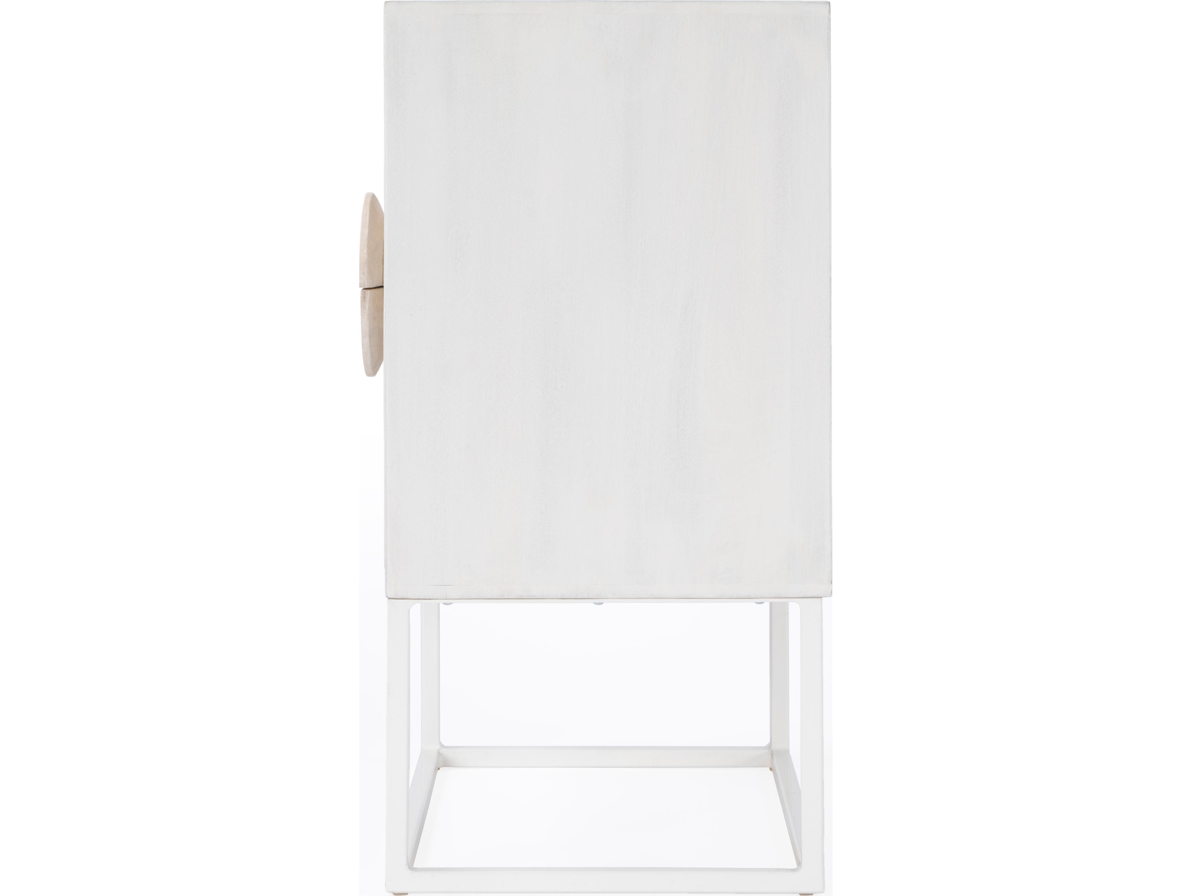 Butler Lennasa 2-Drawers Mango Wood Nightstand