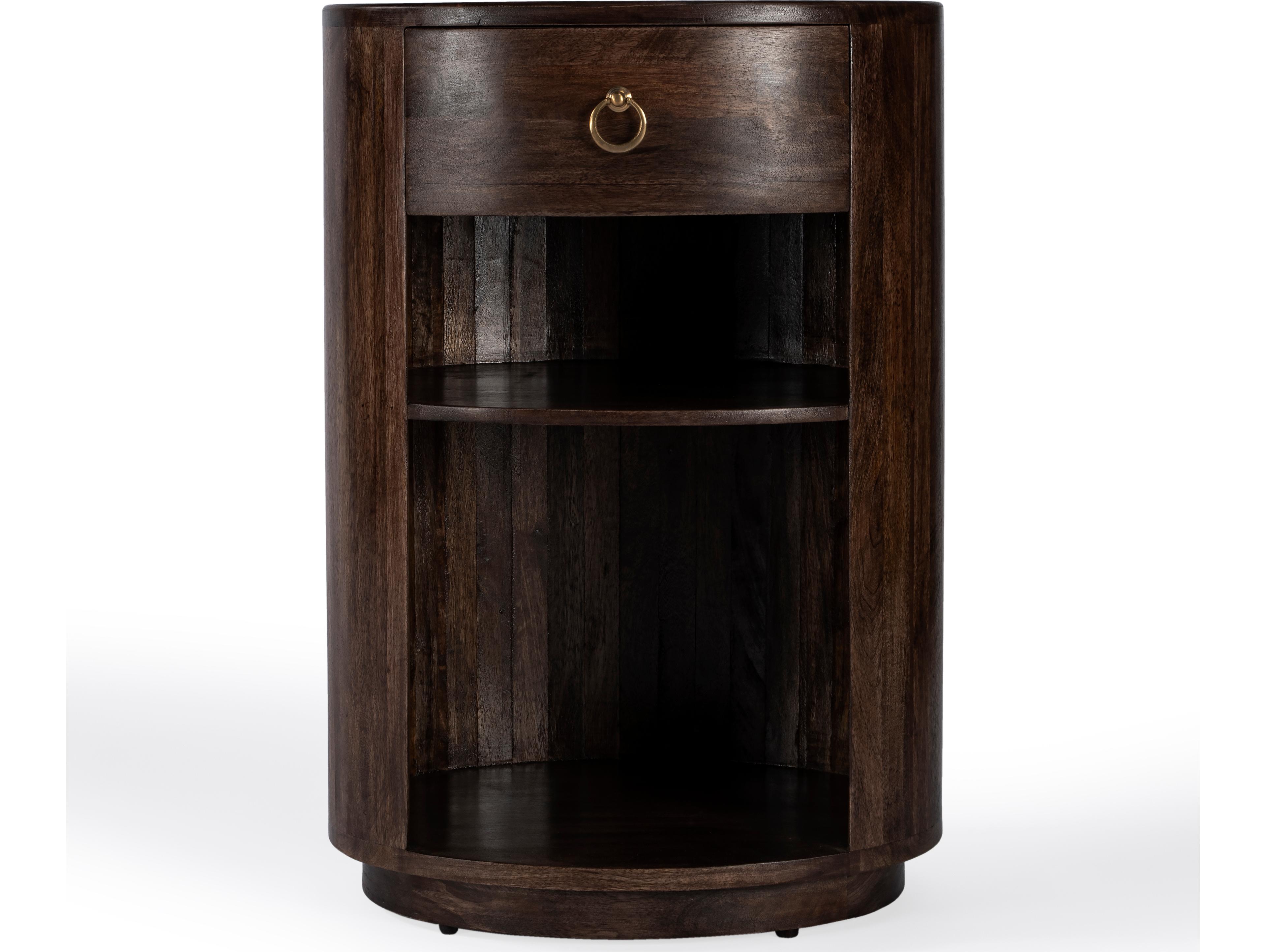 Butler Carnolitta Oval Wood Brown End Table