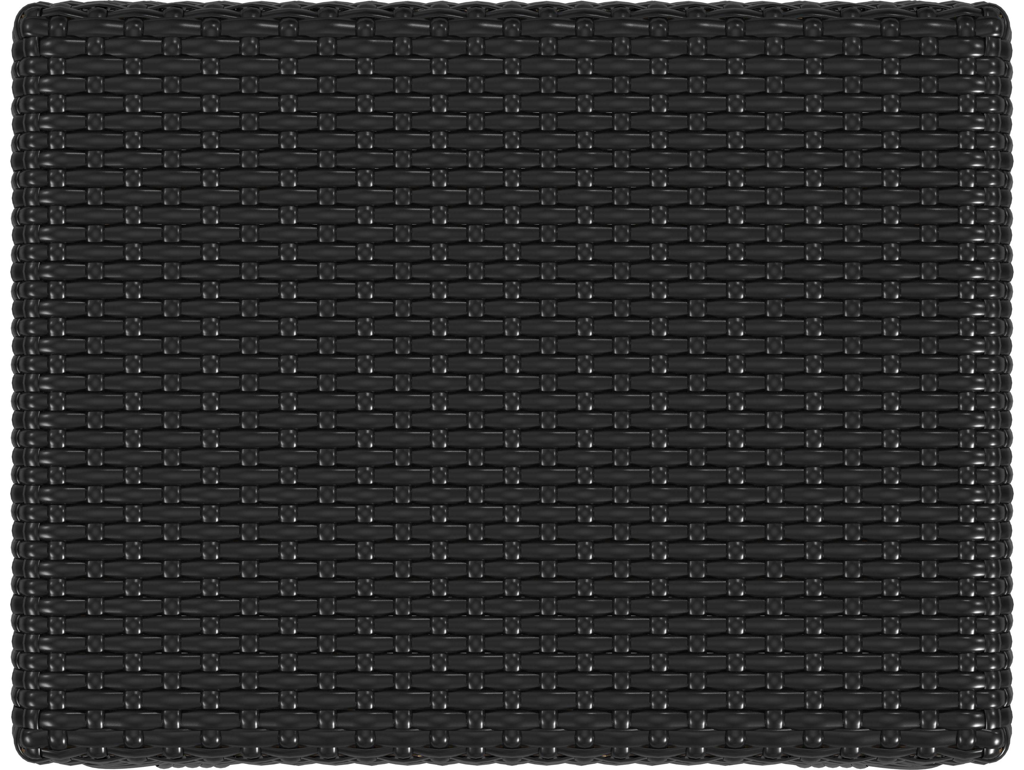 Butler Robias Black Natural Rattan Frame Bar Stool