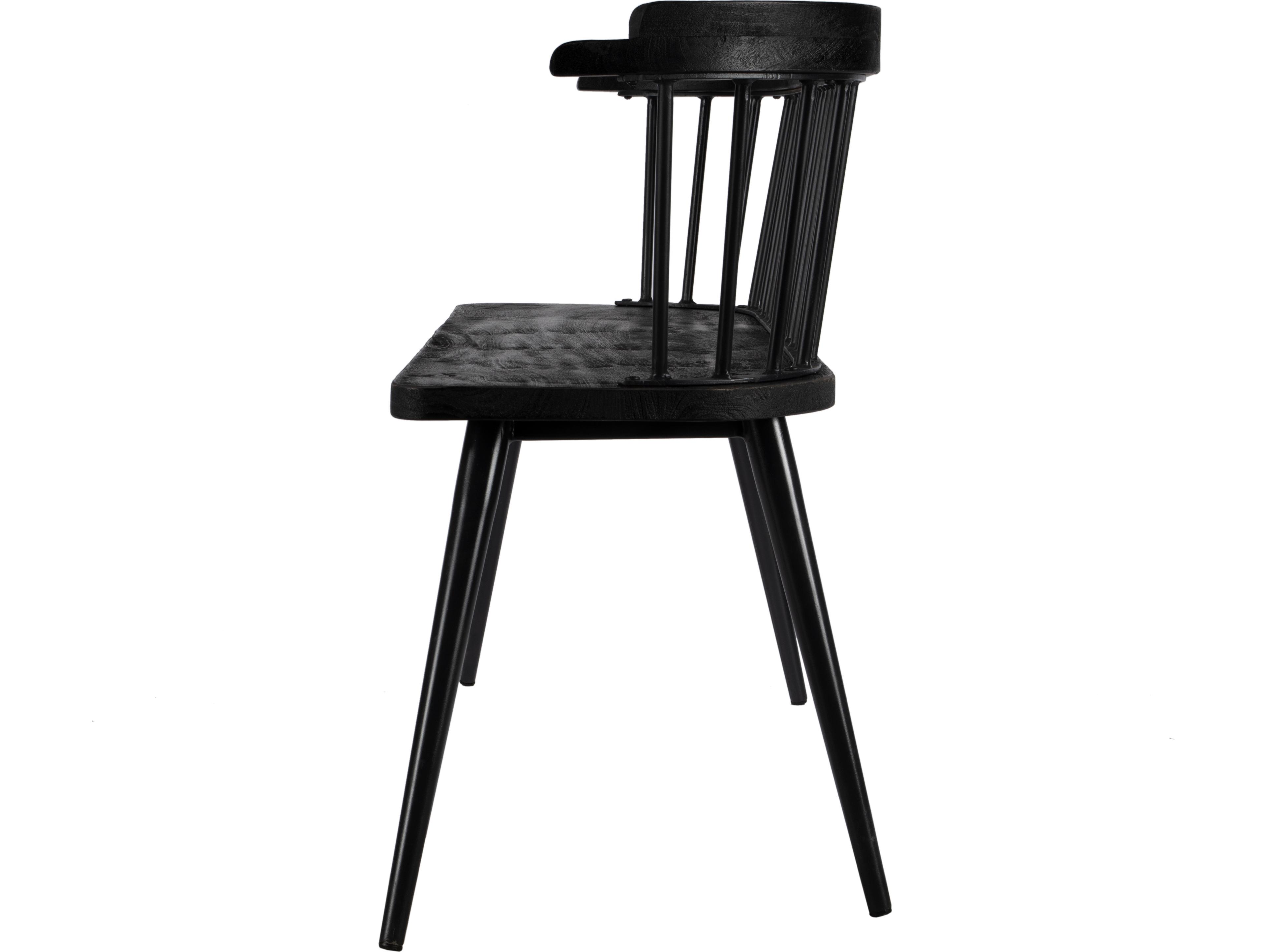 Butler Tempe Industrial Chic Black Accent Bench