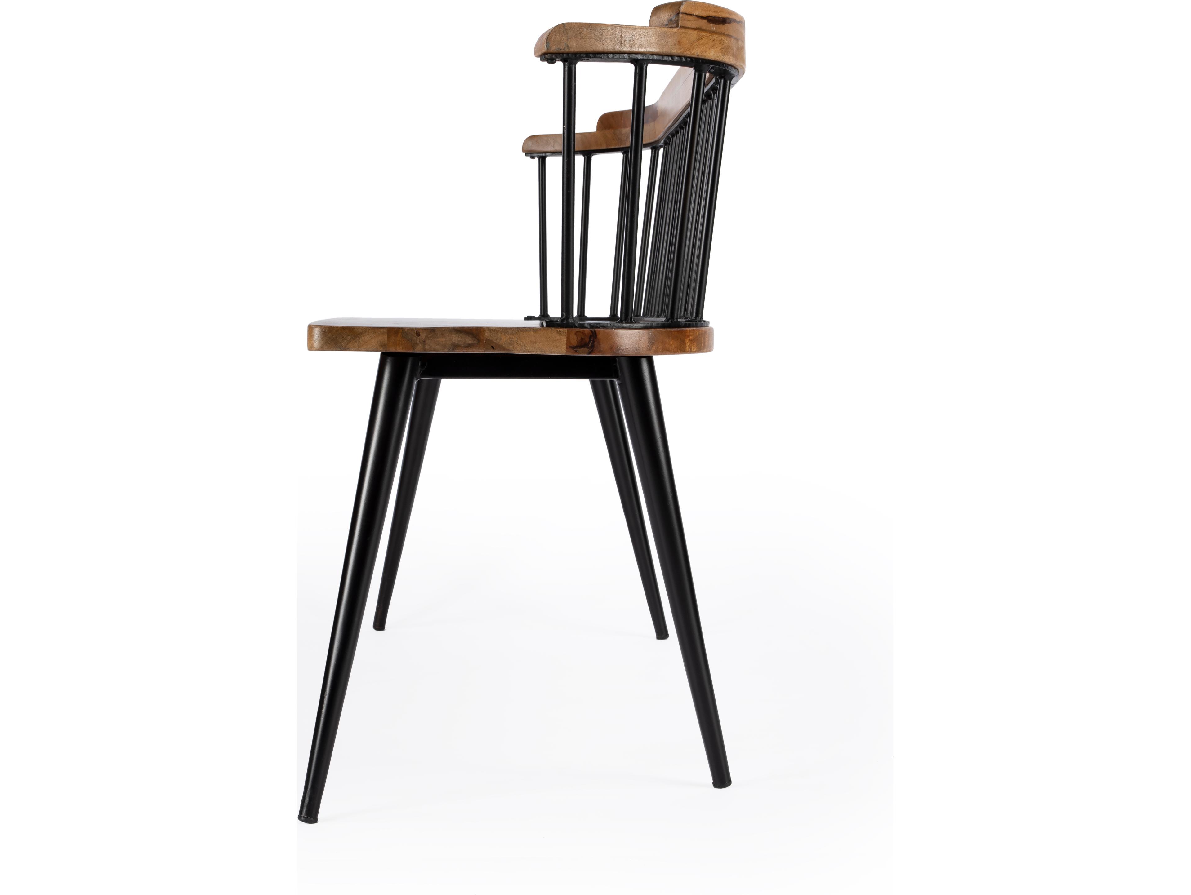 Butler Tempe Industrial Chic Brown Accent Bench