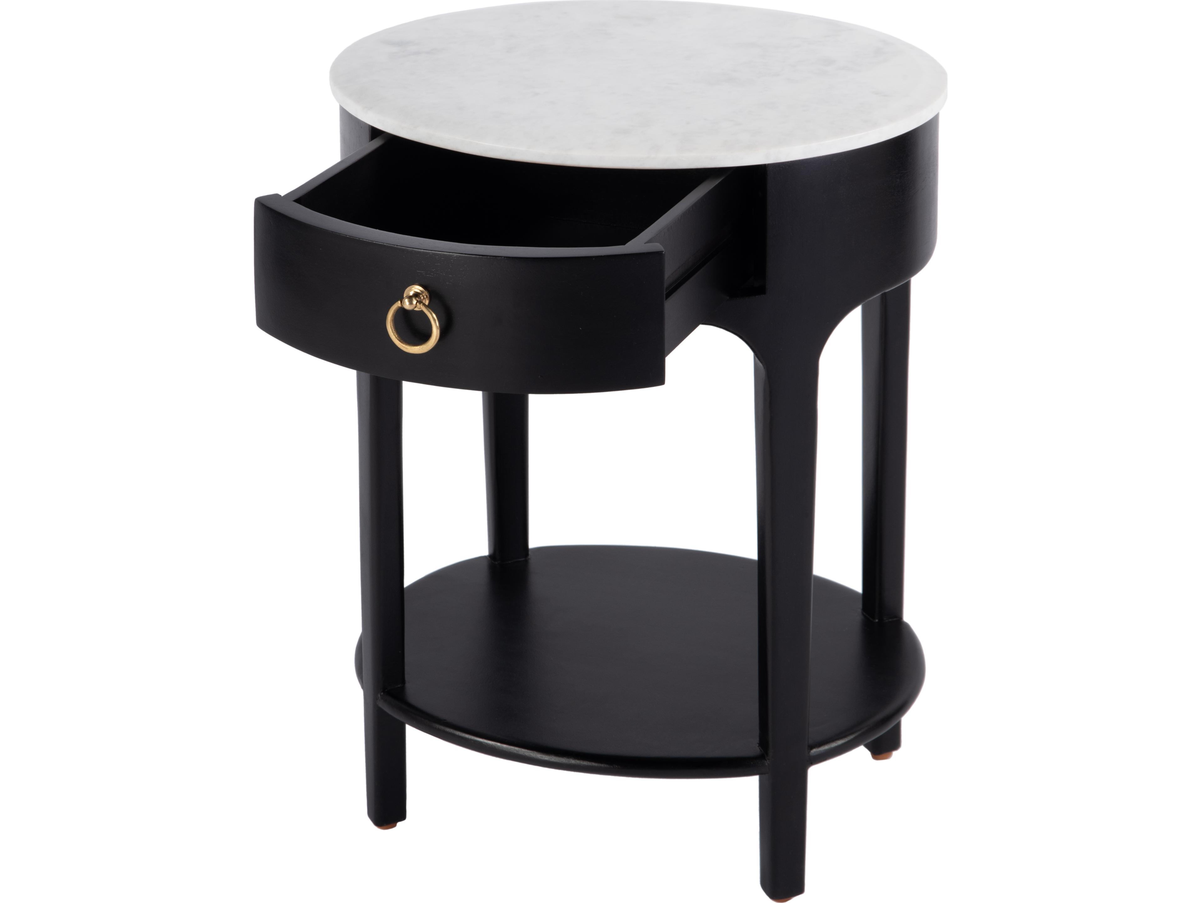 Butler Ellen 1-Drawer Mango Wood Nightstand