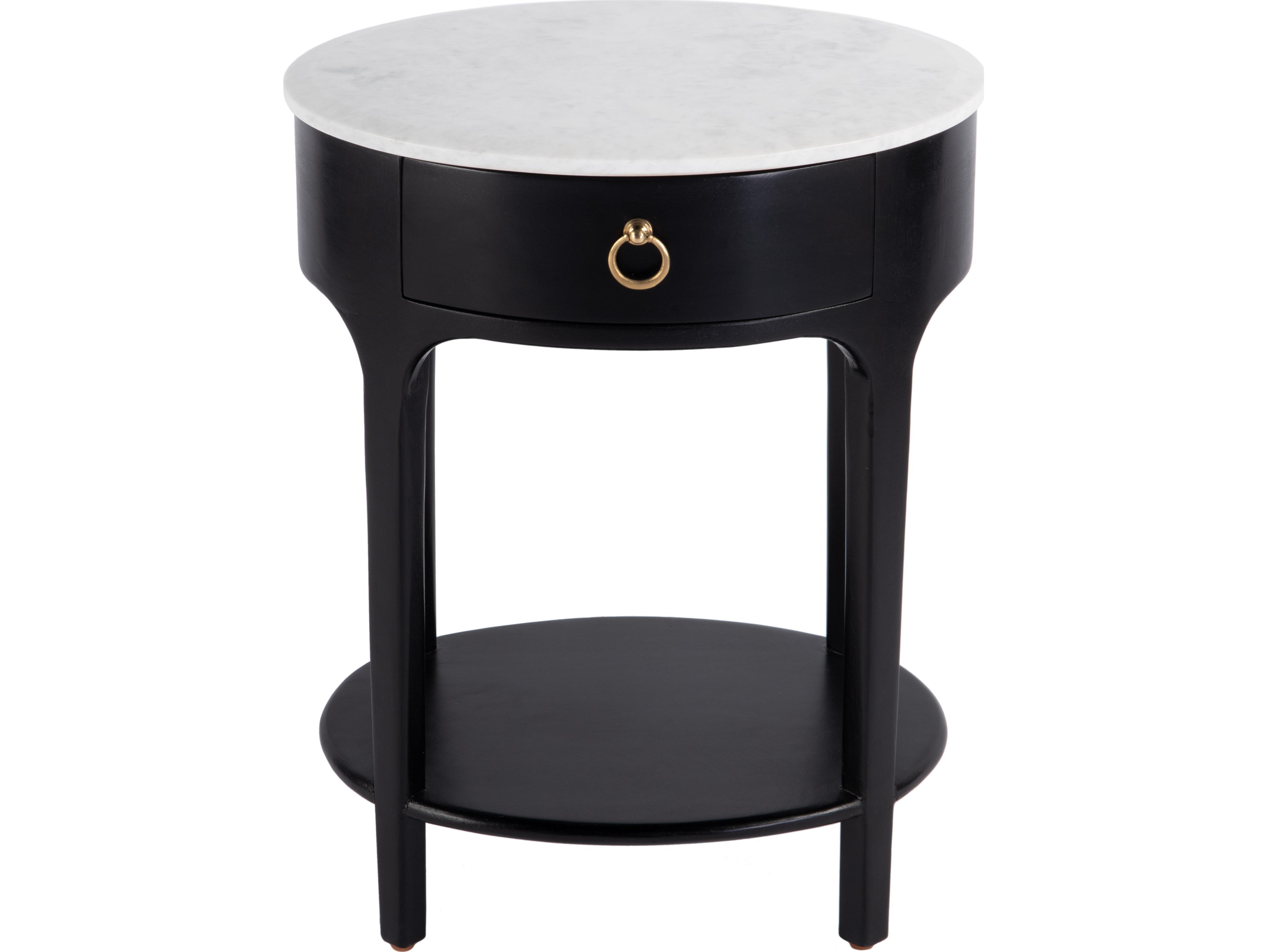 Butler Ellen 1-Drawer Mango Wood Nightstand