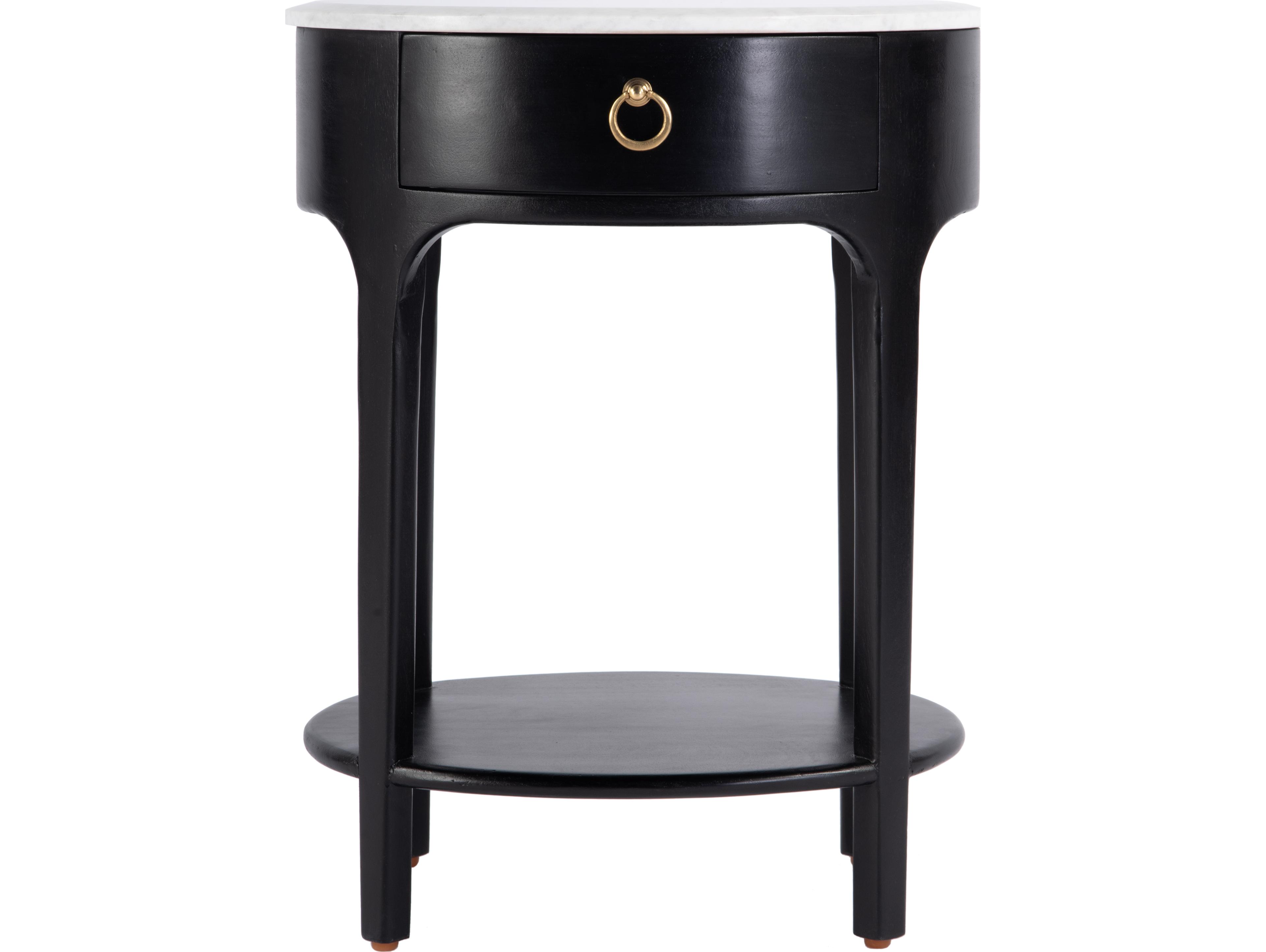 Butler Ellen 1-Drawer Mango Wood Nightstand