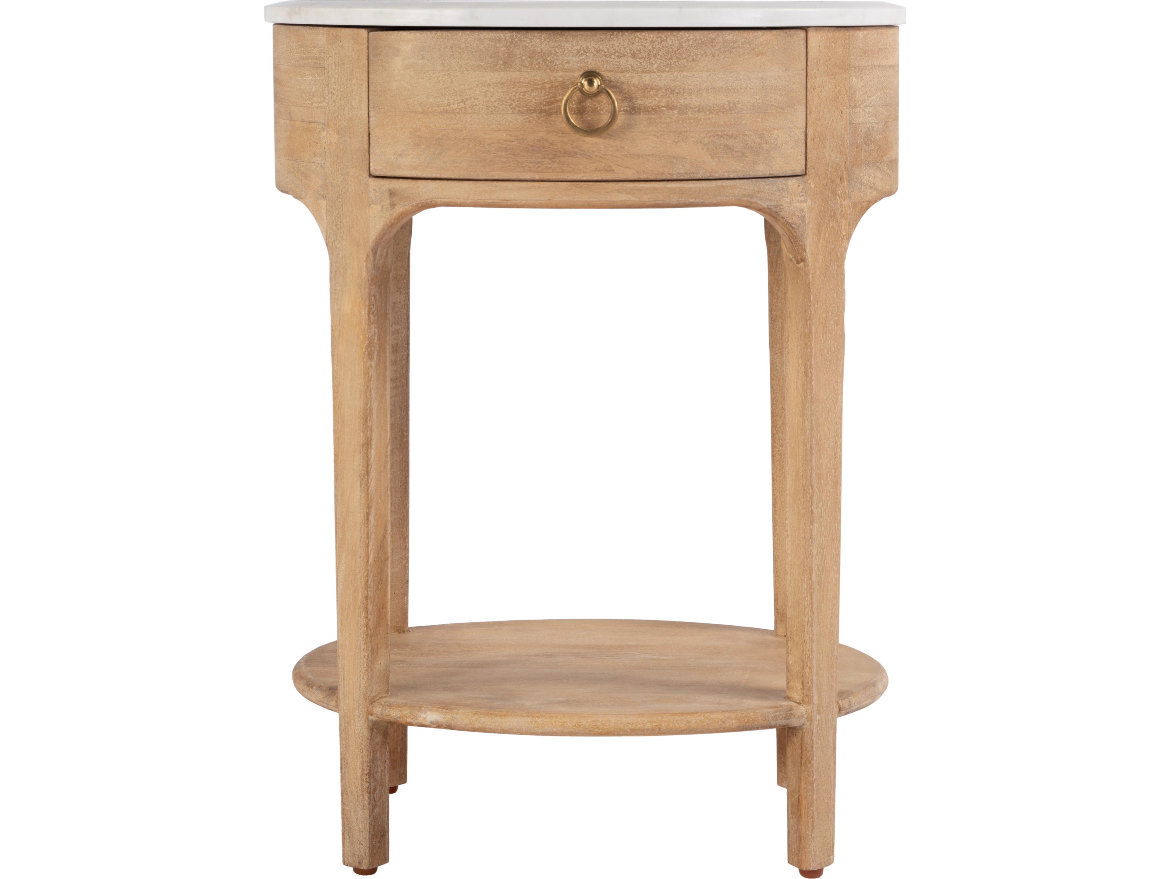 Butler Ellen 1-Drawer Mango Wood Nightstand