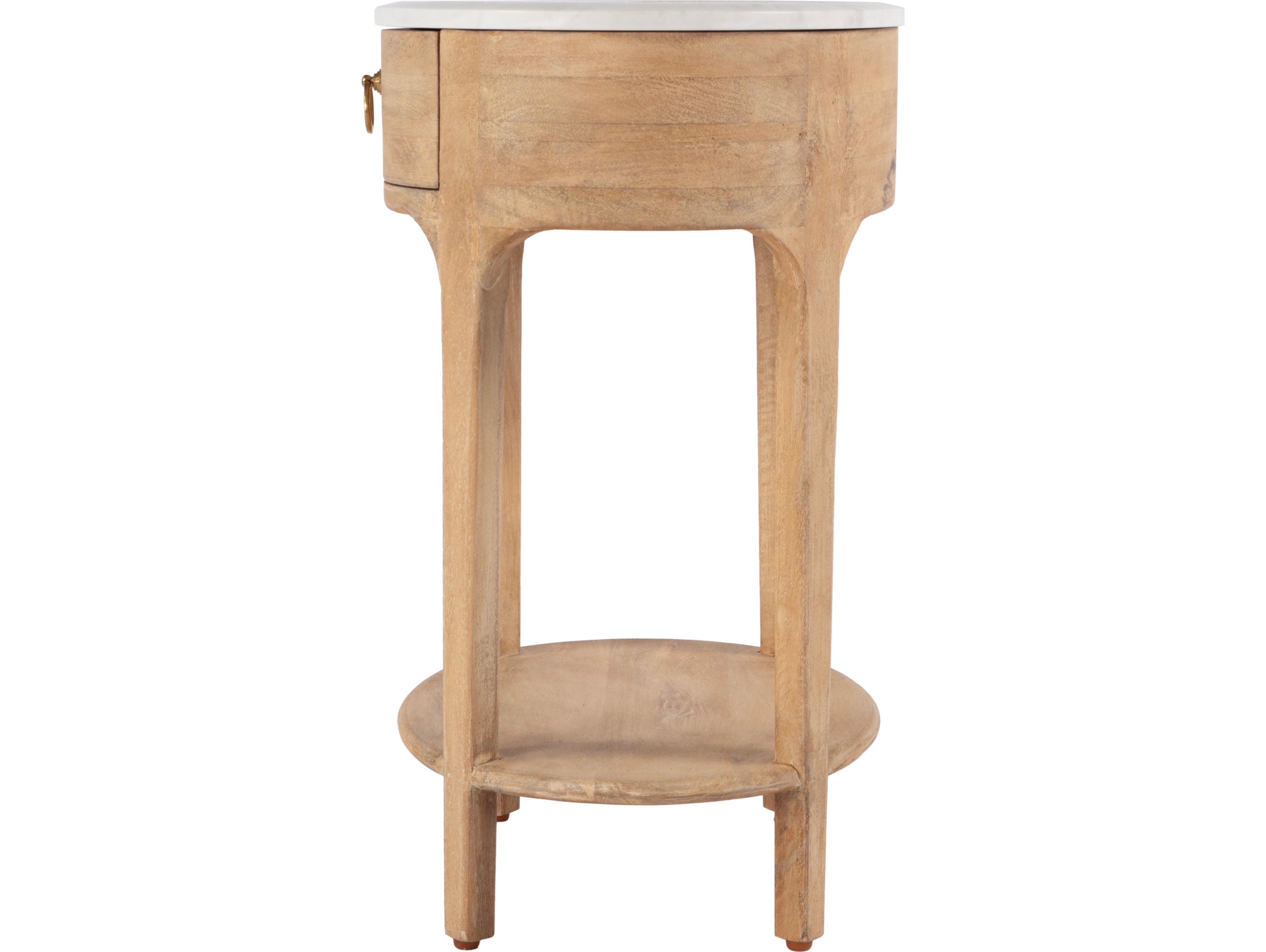 Butler Ellen 1-Drawer Mango Wood Nightstand