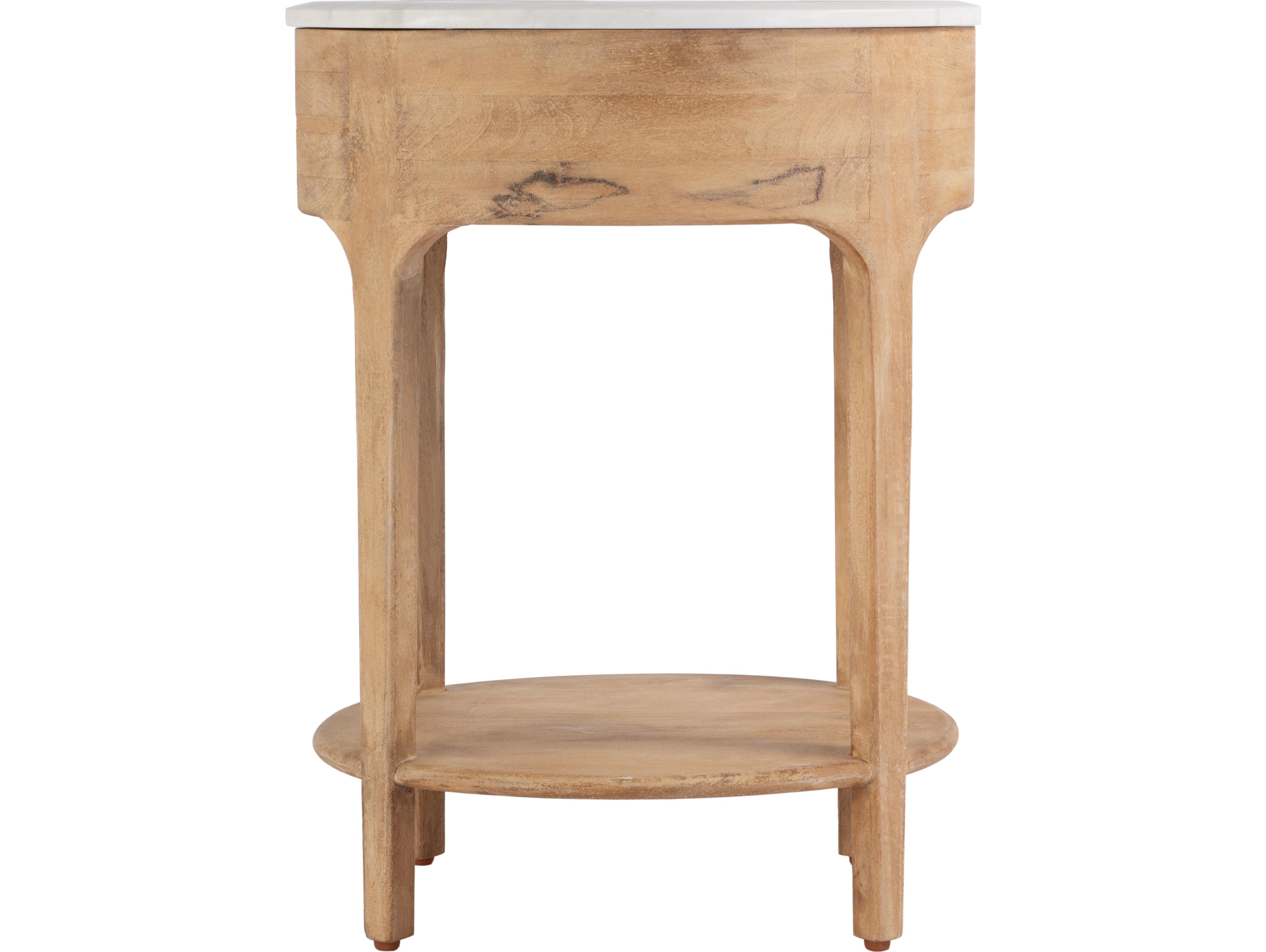 Butler Ellen 1-Drawer Mango Wood Nightstand