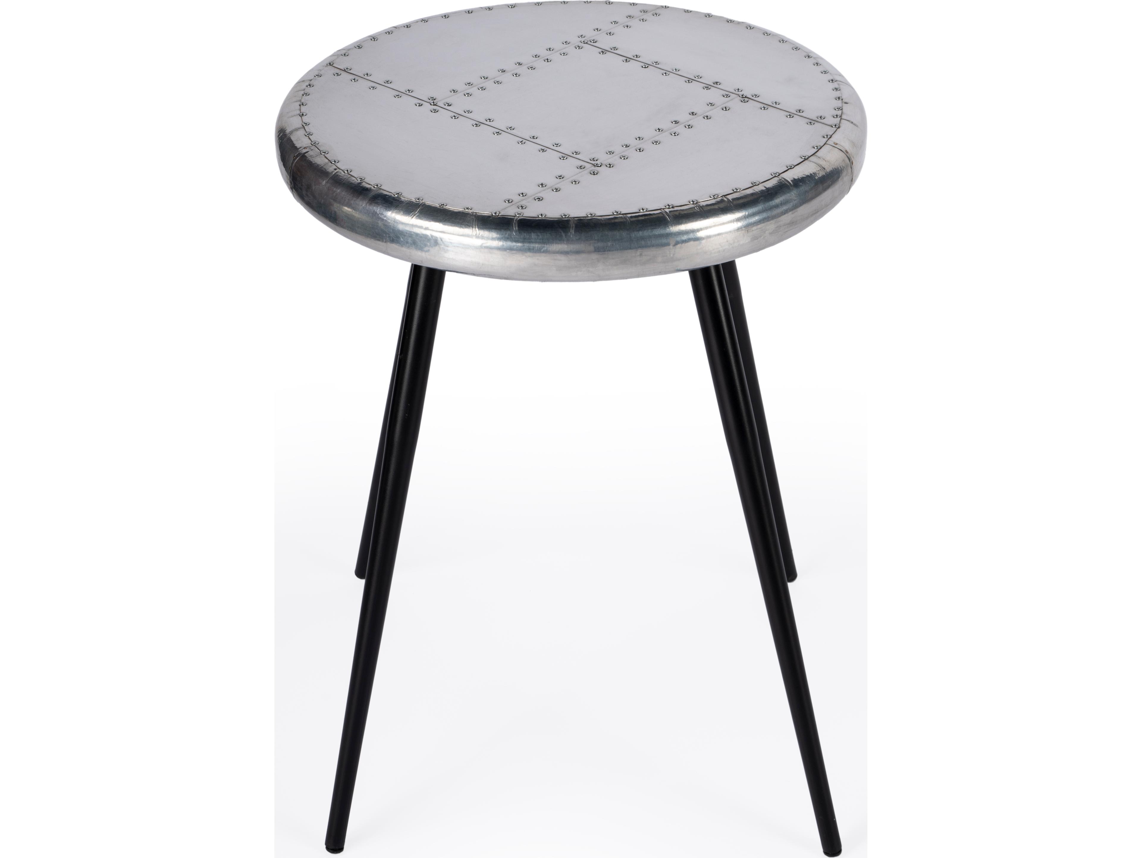 Butler Midway Round Metalworks End Table