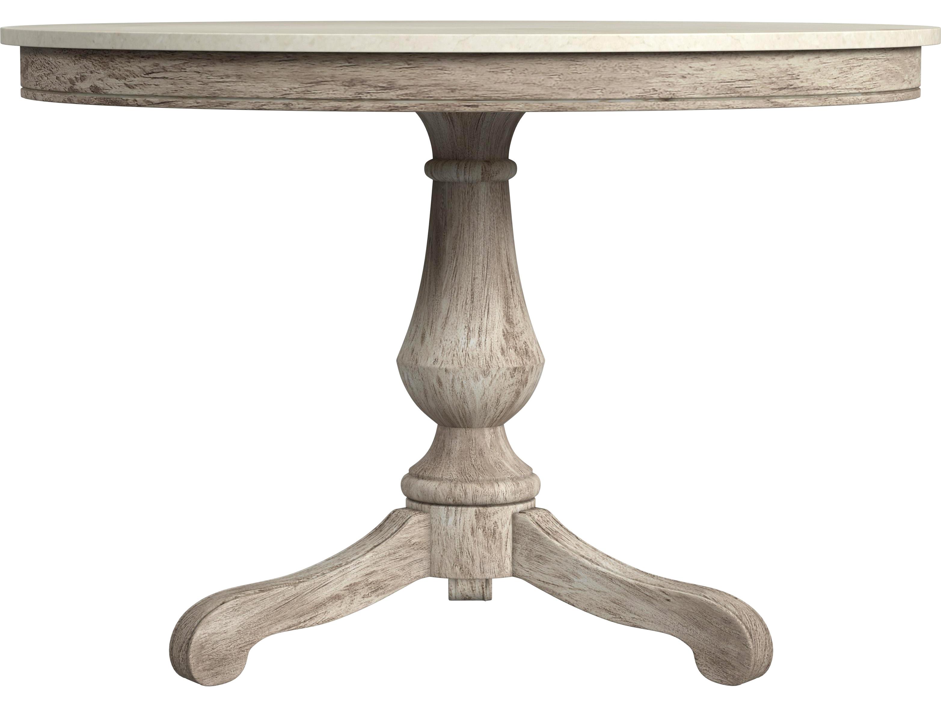 Butler Danielle Round Marble Gray Dining Table
