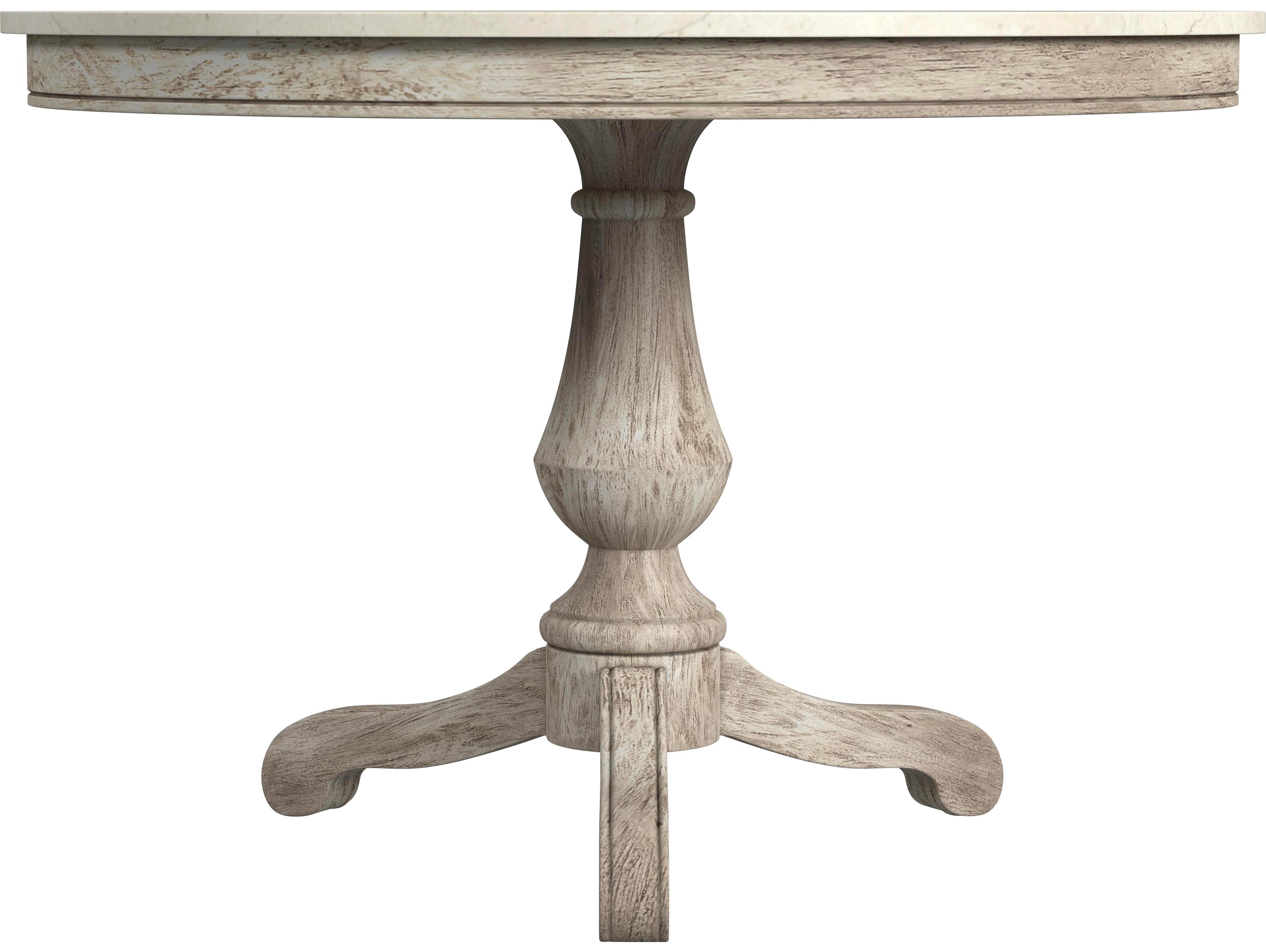 Butler Danielle Round Marble Gray Dining Table