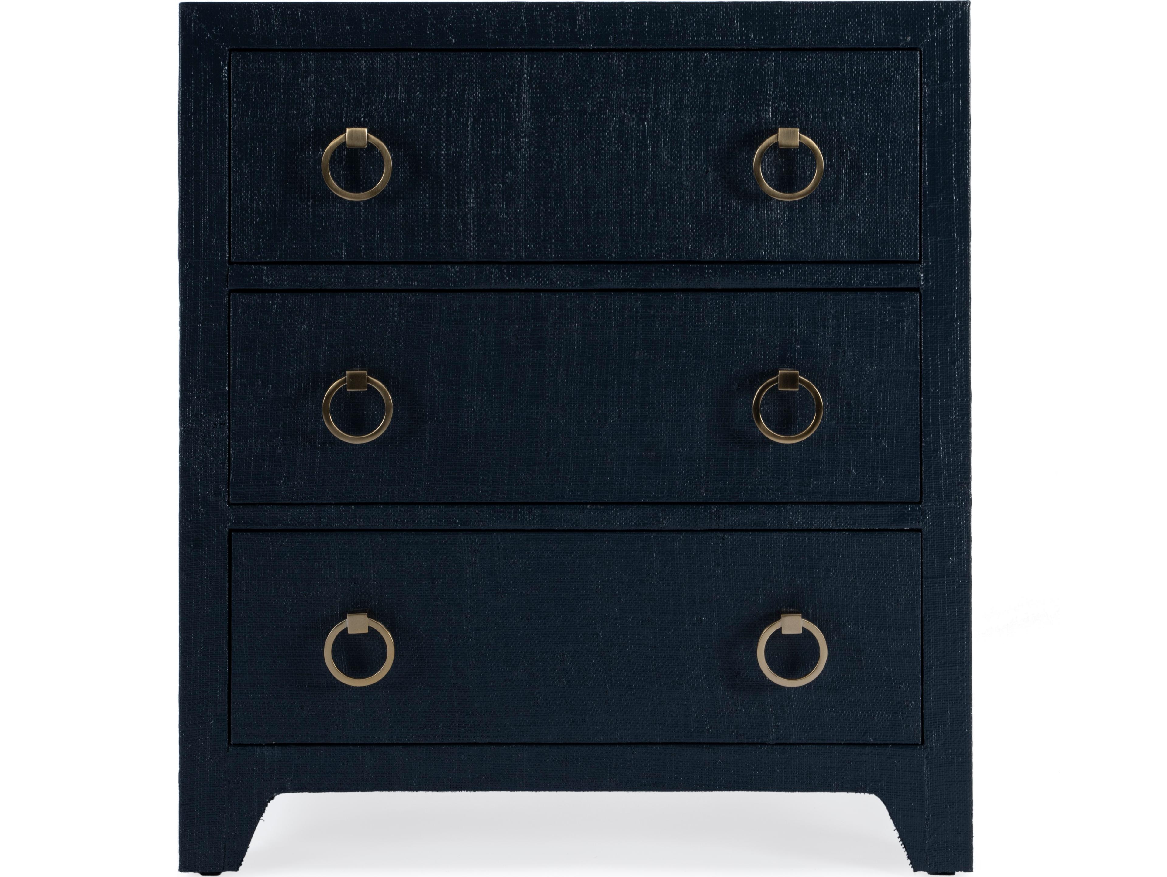 Butler Bar Harbor 3-Drawers Blue Nightstand