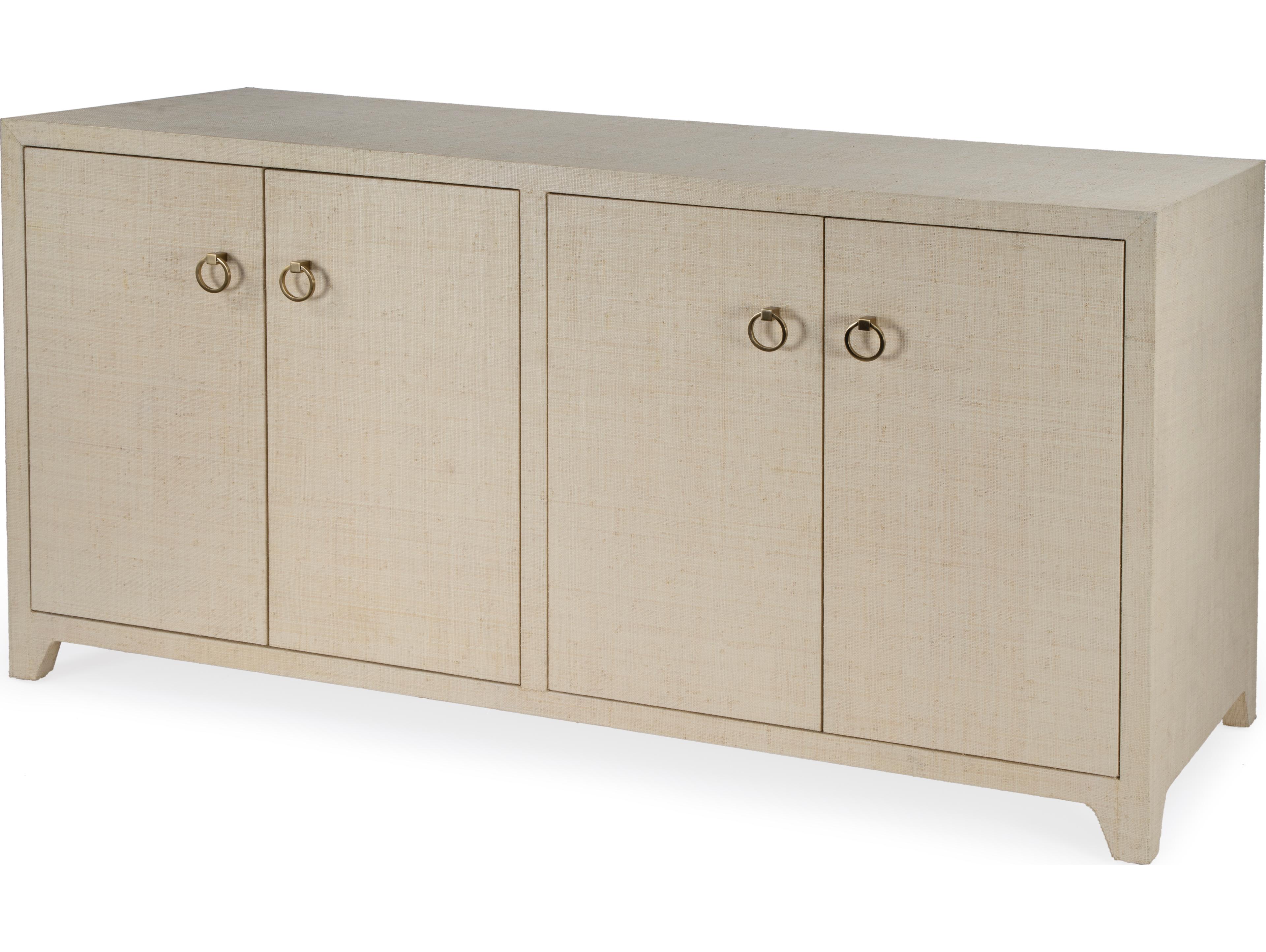 Butler Bar Harbor 70" Natural Raffia Sideboard
