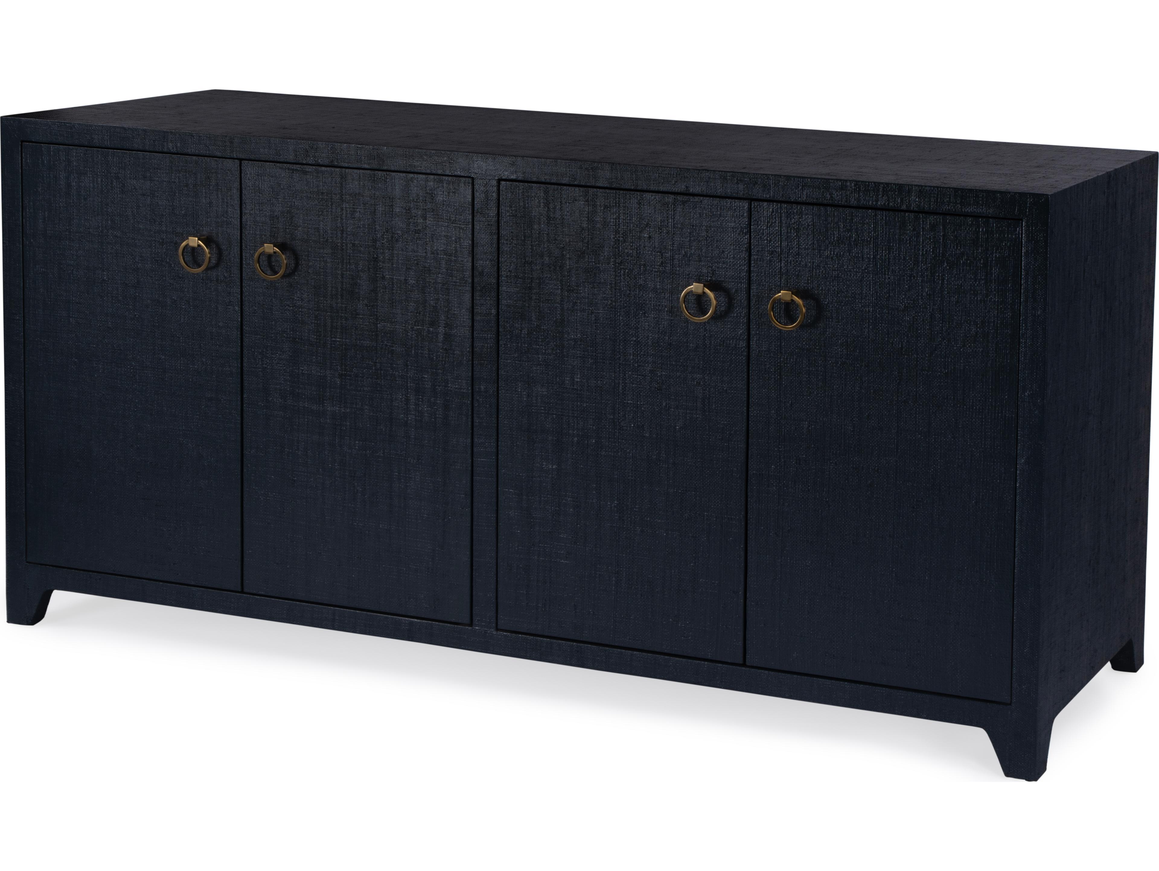 Butler Bar Harbor 70" Navy Raffia Sideboard