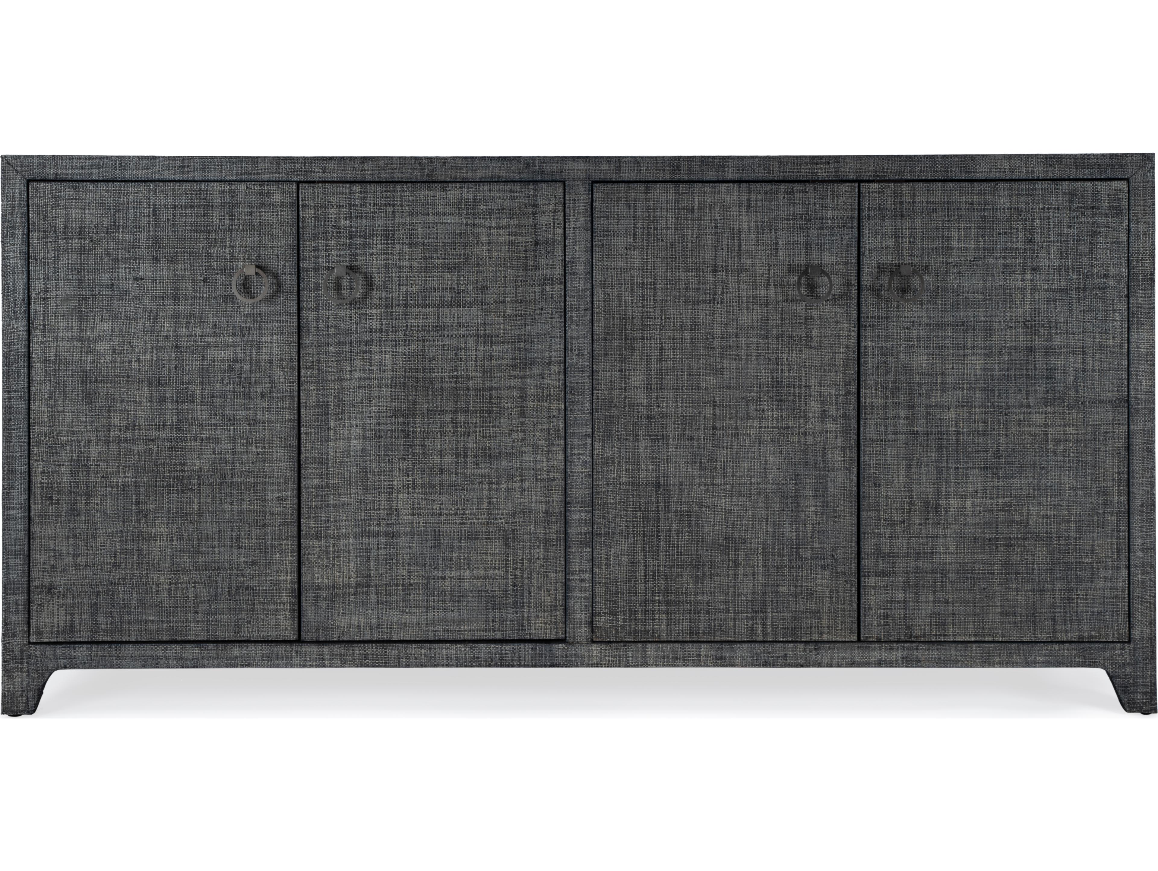 Butler Bar Harbor 70" Charcoal Raffia Sideboard
