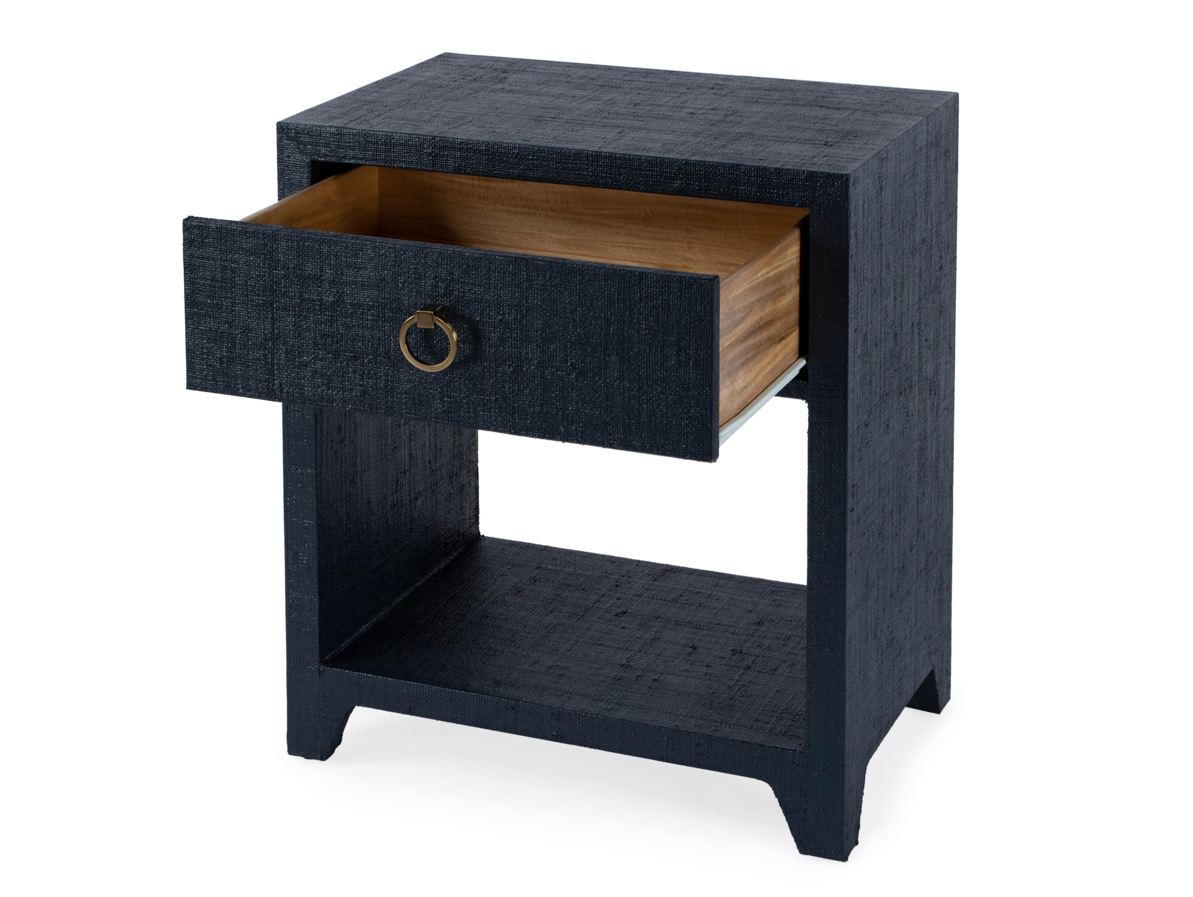 Butler Bar Harbor 1-Drawer Blue Nightstand
