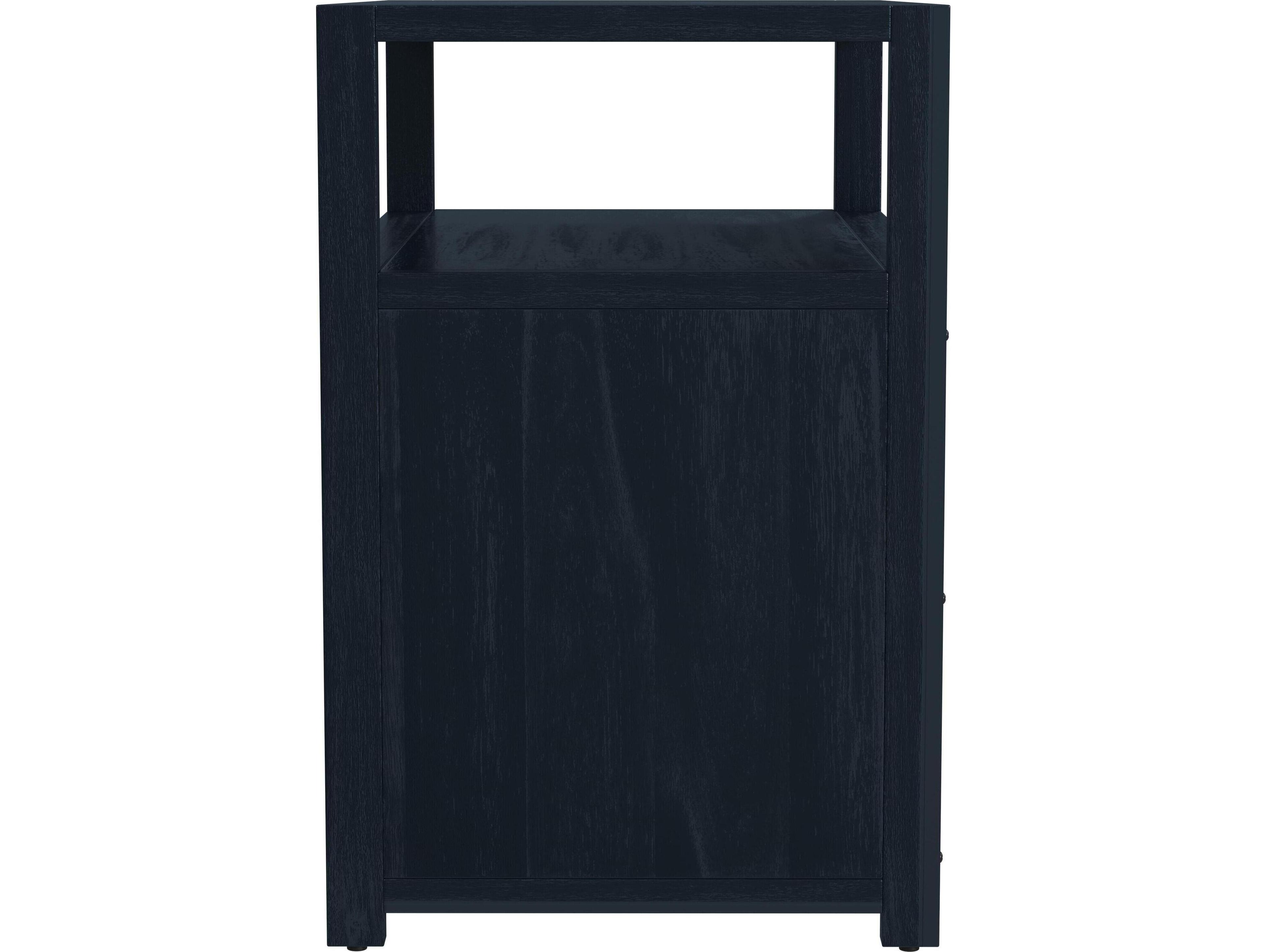 Butler Lark 2-Drawers Acacia Wood Nightstand