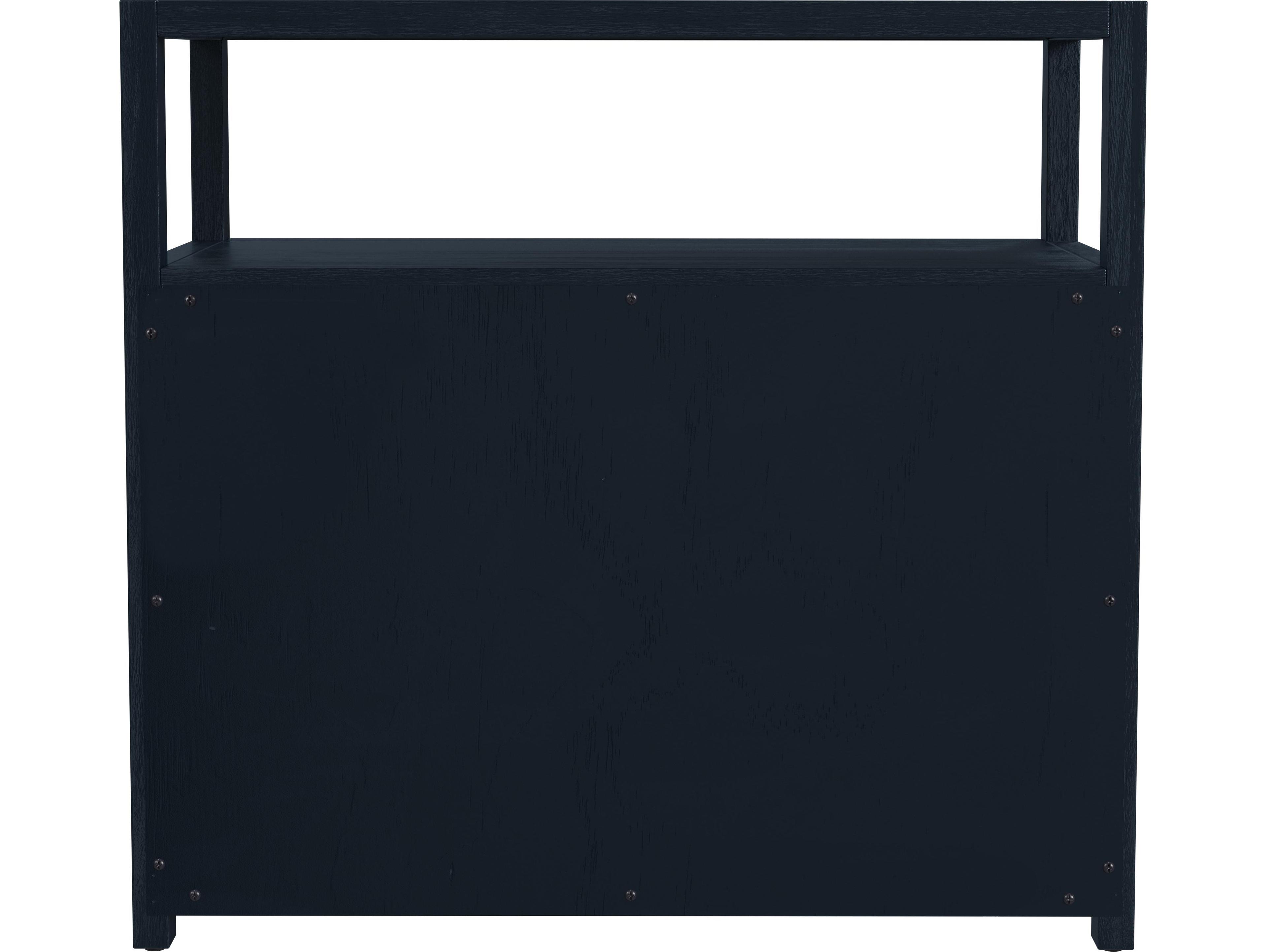 Butler Lark 2-Drawers Acacia Wood Nightstand