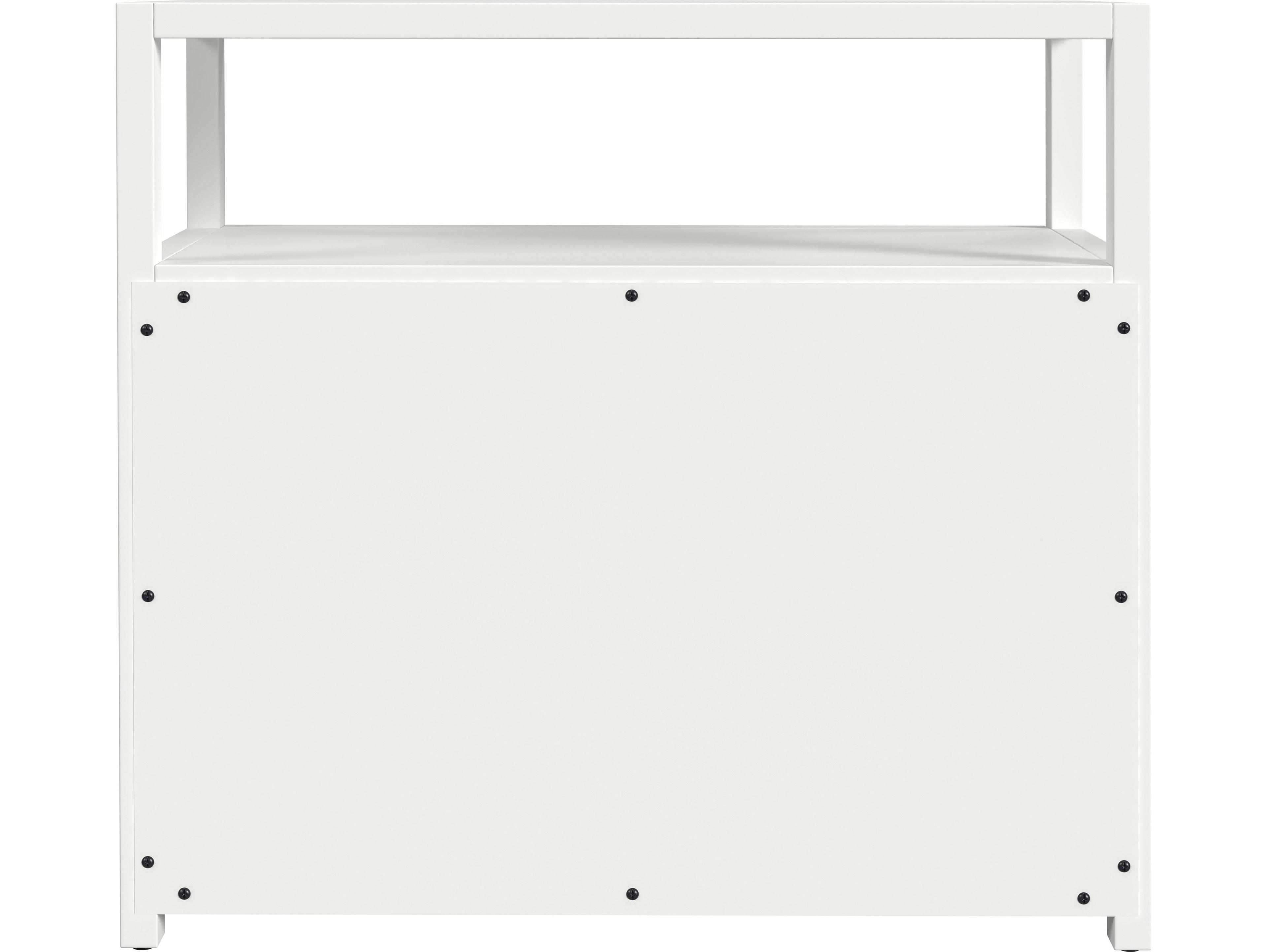 Butler Lark 2-Drawers Acacia Wood Nightstand