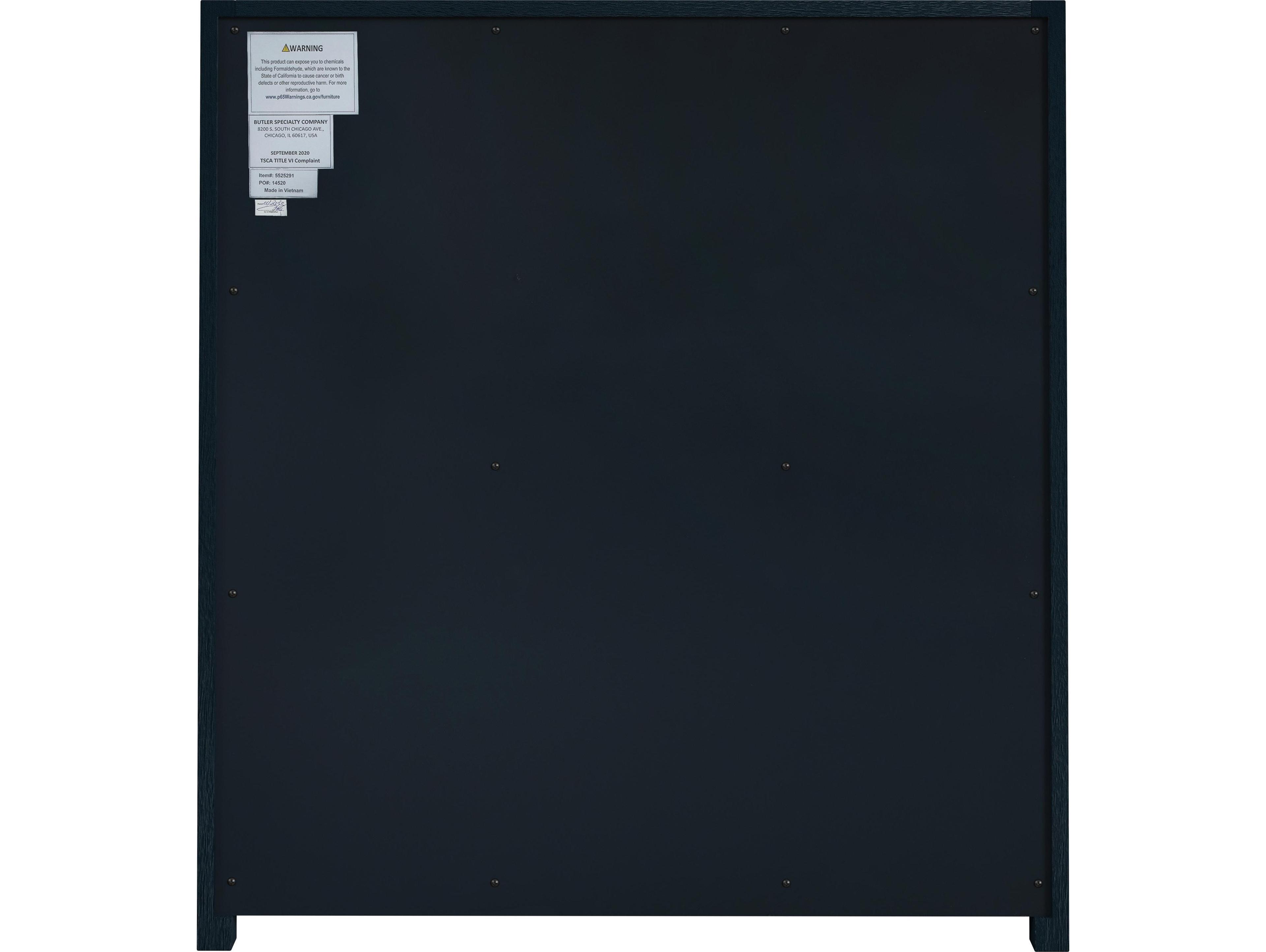 Butler Lark 3-Drawers Acacia Wood Nightstand