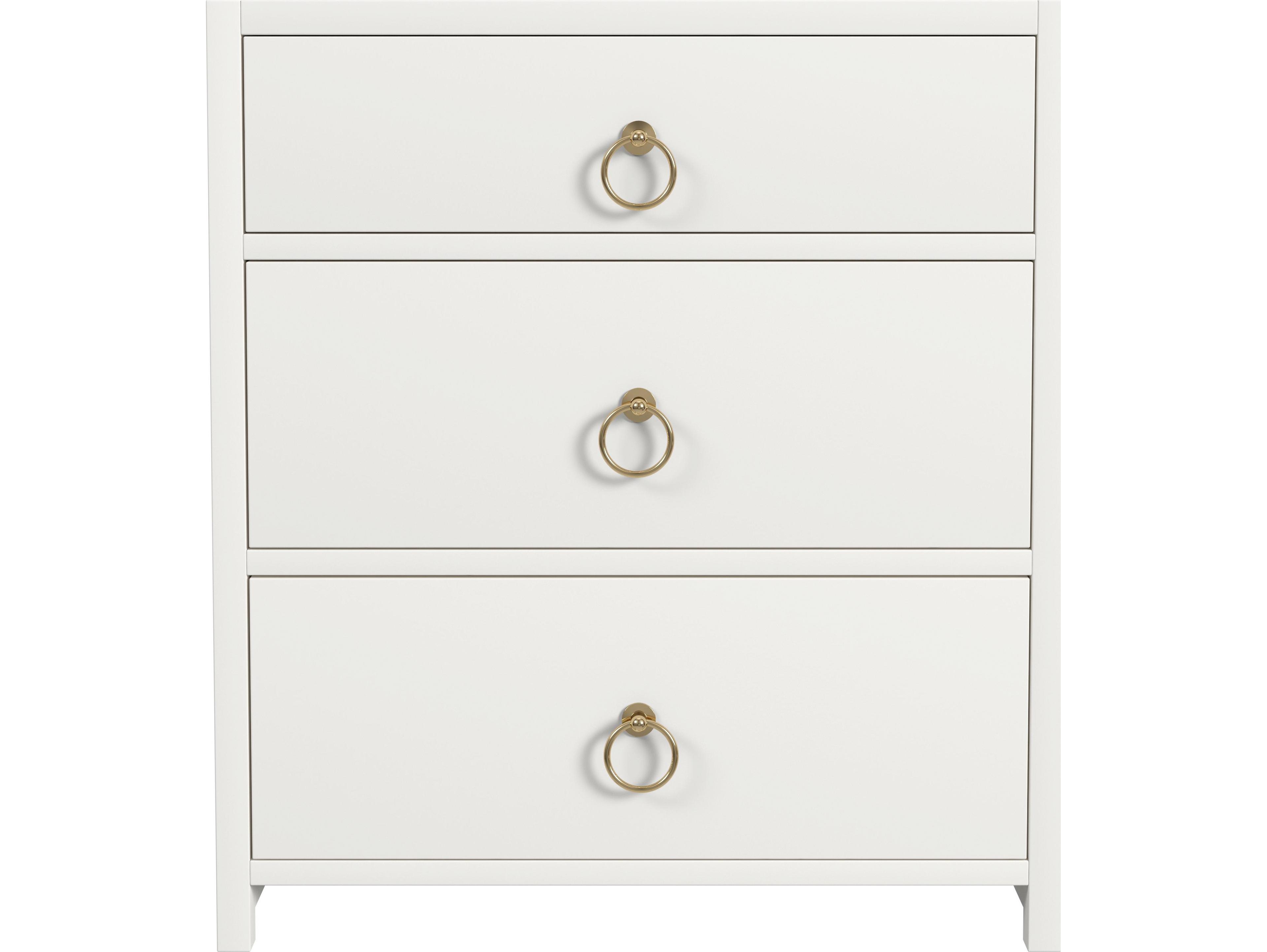 Butler Lark 3-Drawers Acacia Wood Nightstand