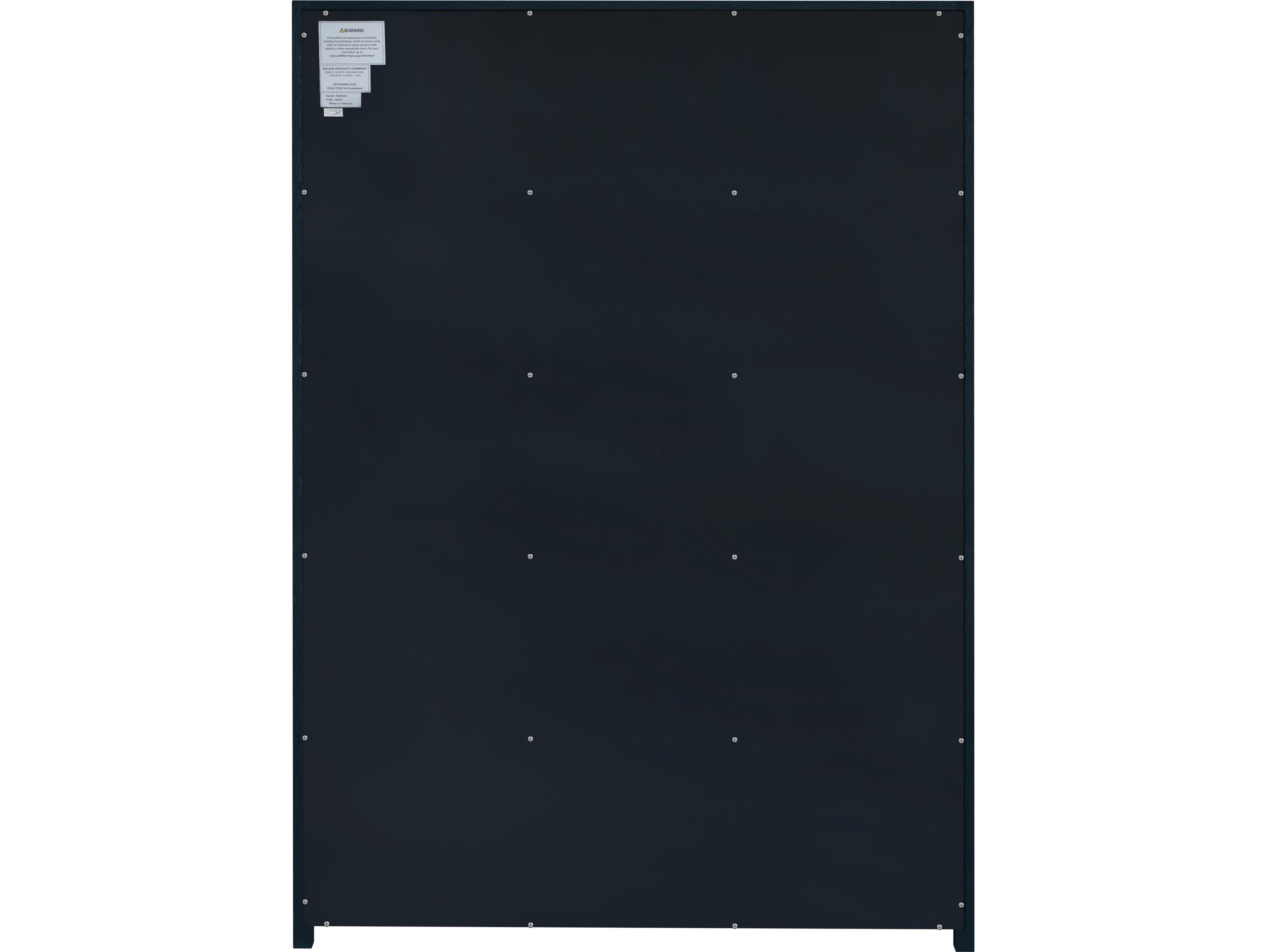 Butler Lark 5-Drawers Acacia Wood Dresser