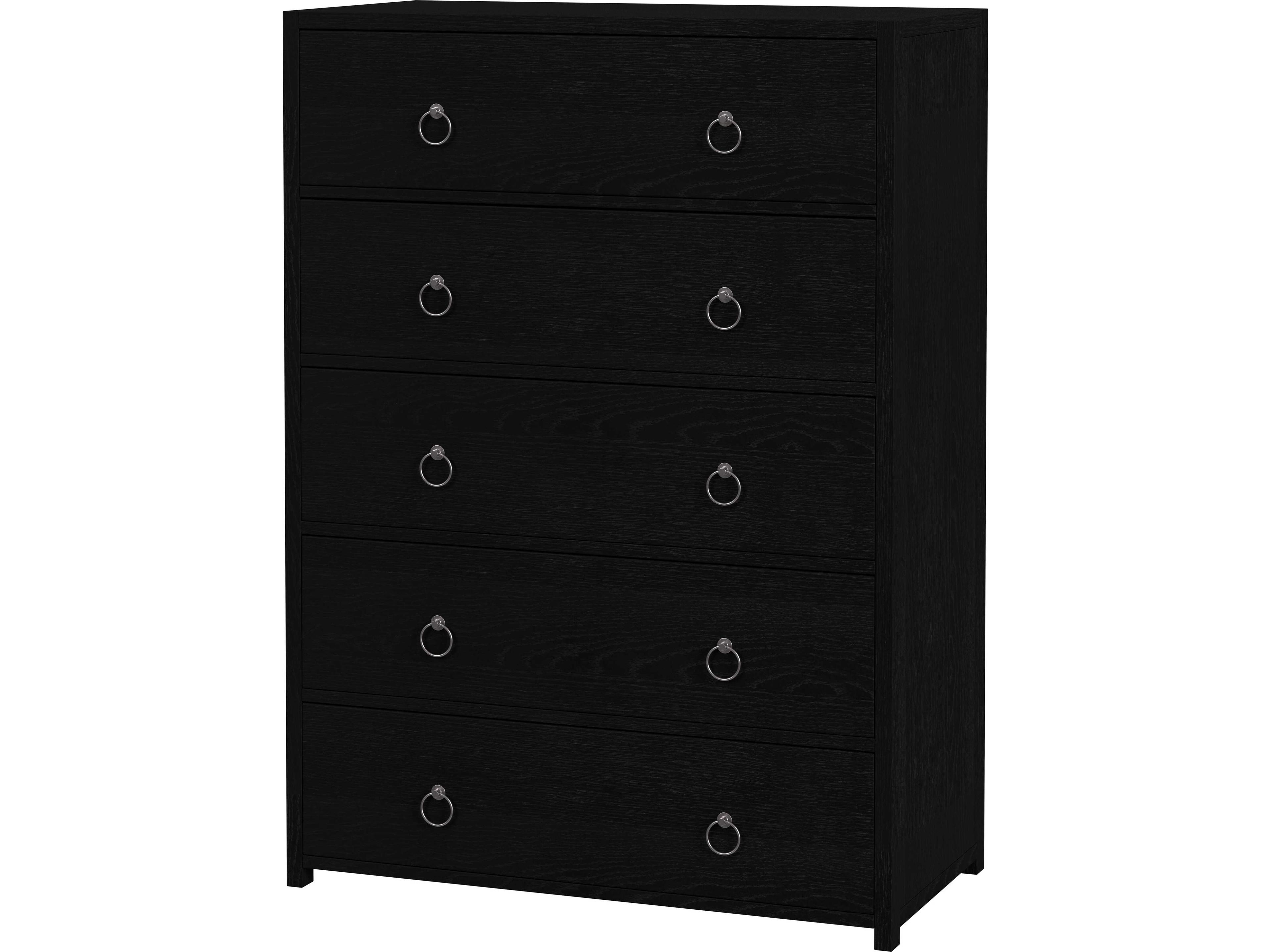 Butler Lark 5-Drawers Acacia Wood Dresser
