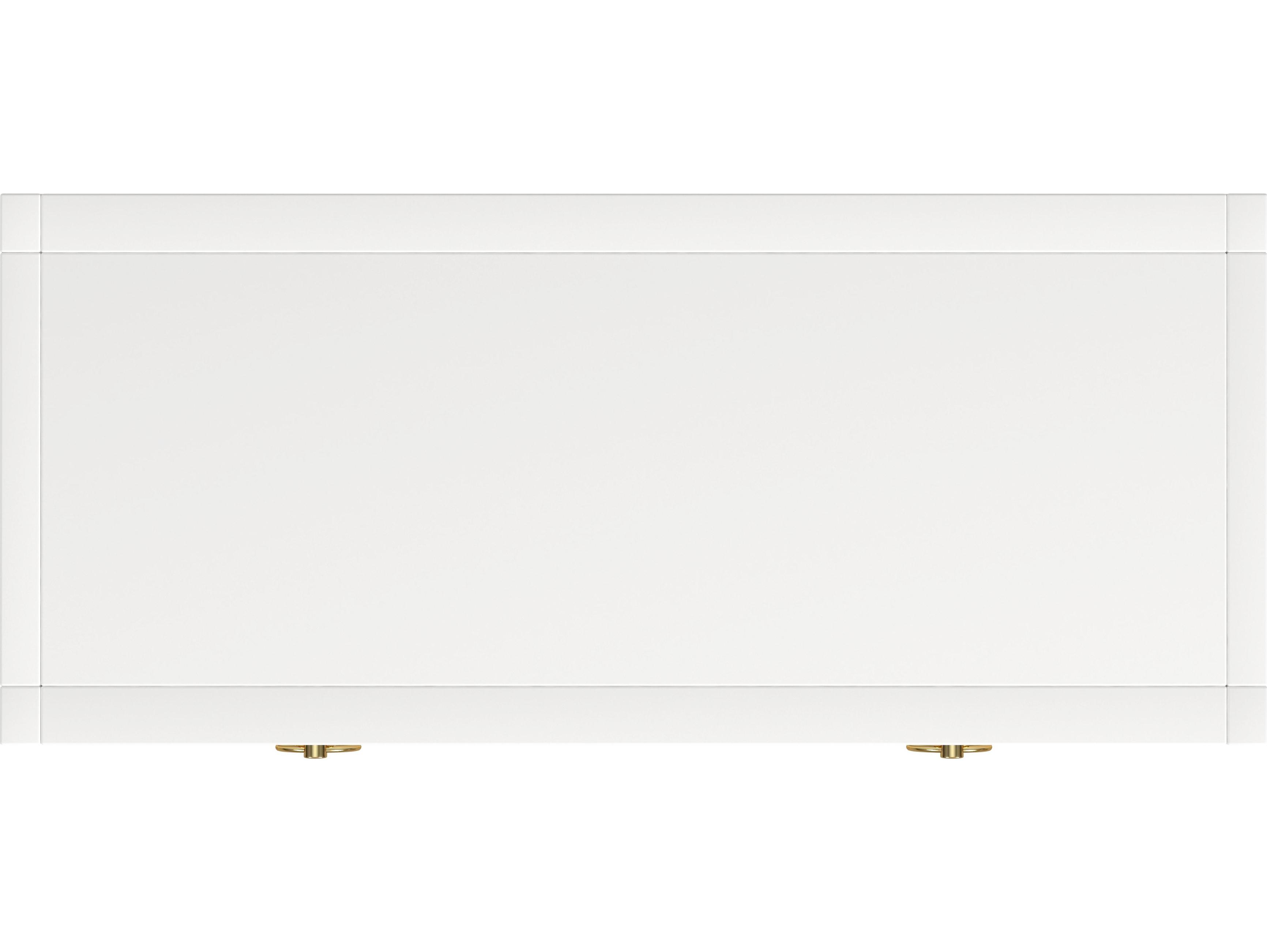 Butler Lark White Acacia Wood Accent Cabinet