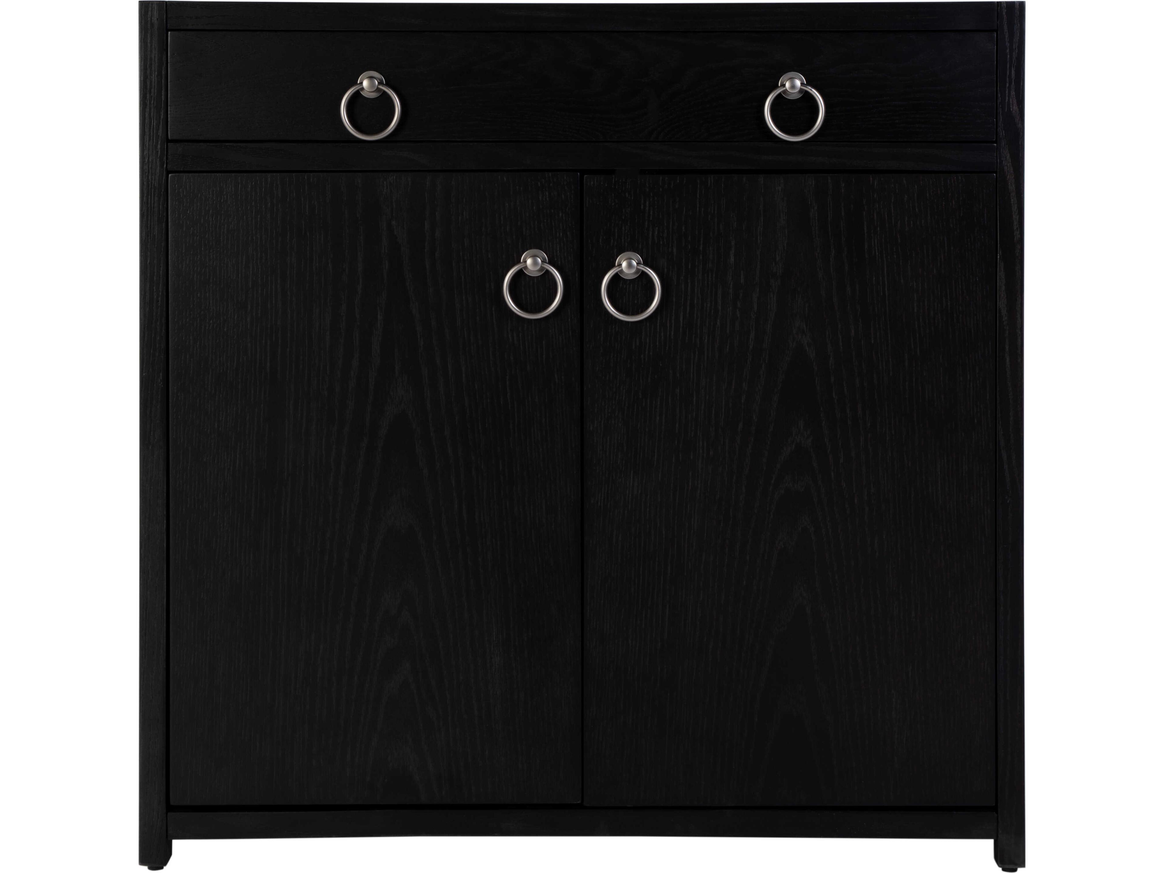 Butler Lark Black Acacia Wood Accent Chest