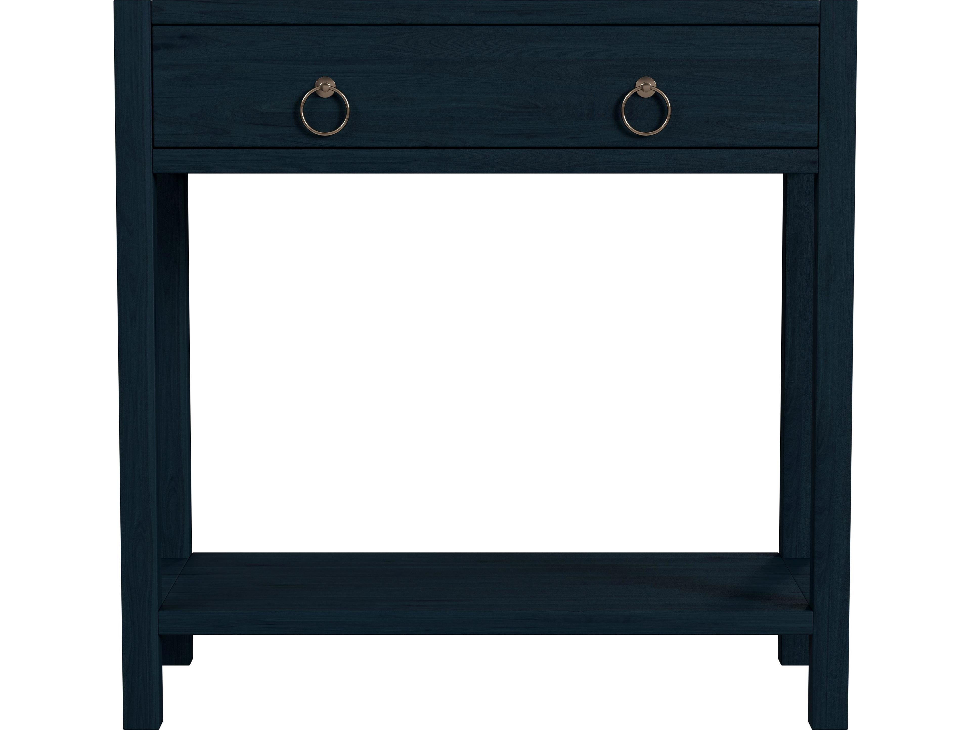 Butler Lark 1-Drawer Acacia Wood Nightstand