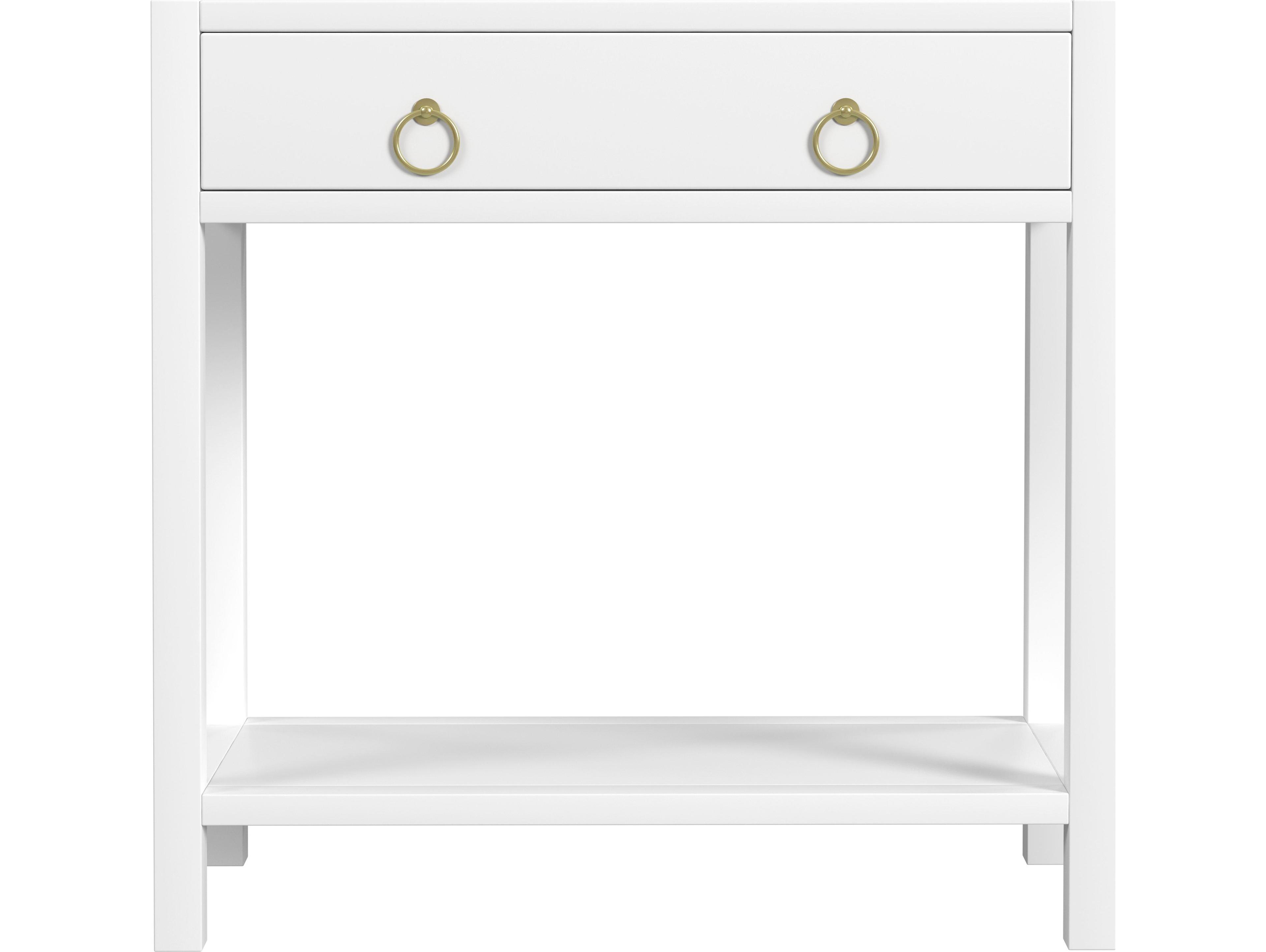 Butler Lark 1-Drawer Acacia Wood Nightstand