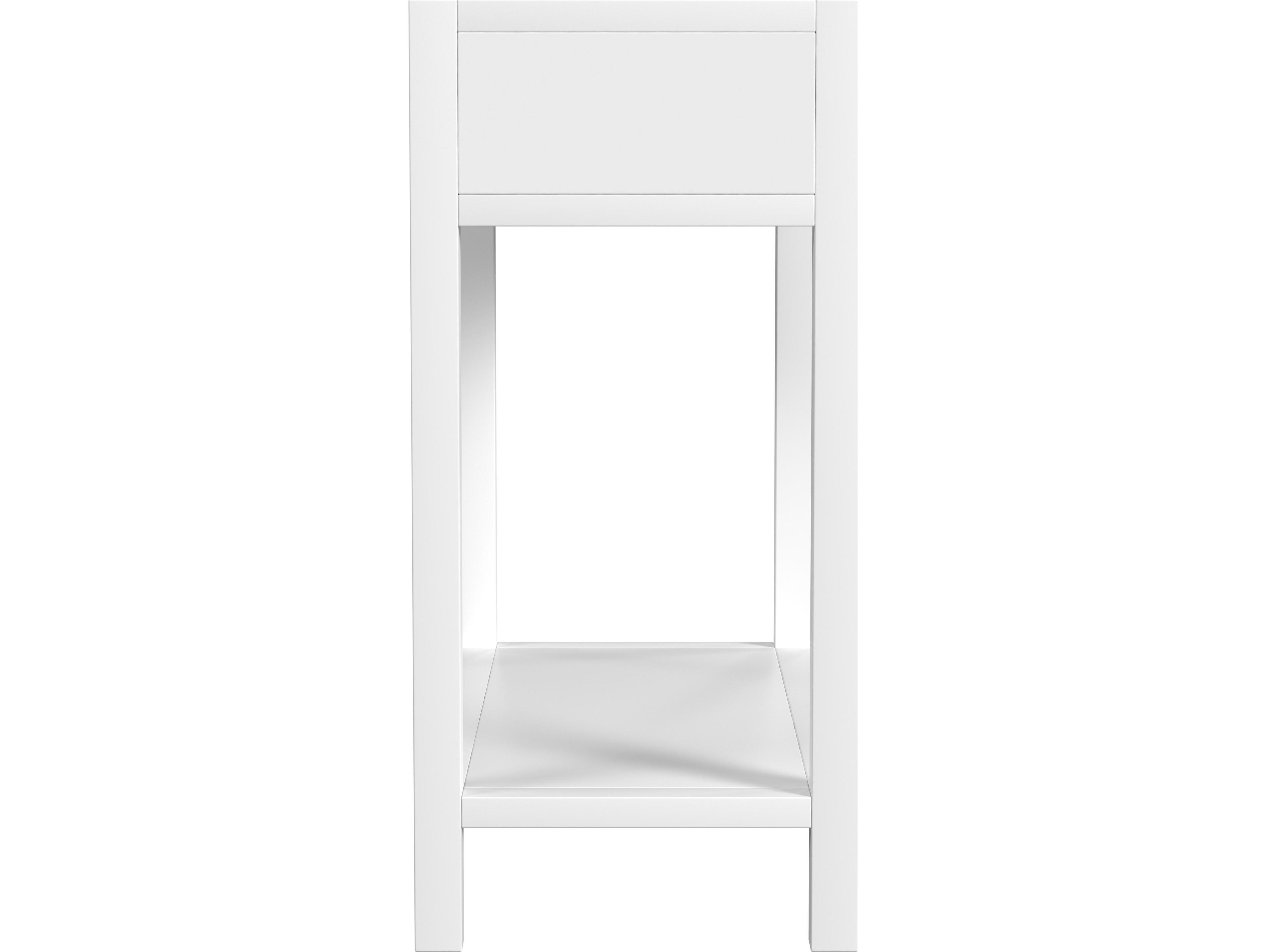 Butler Lark 1-Drawer Acacia Wood Nightstand