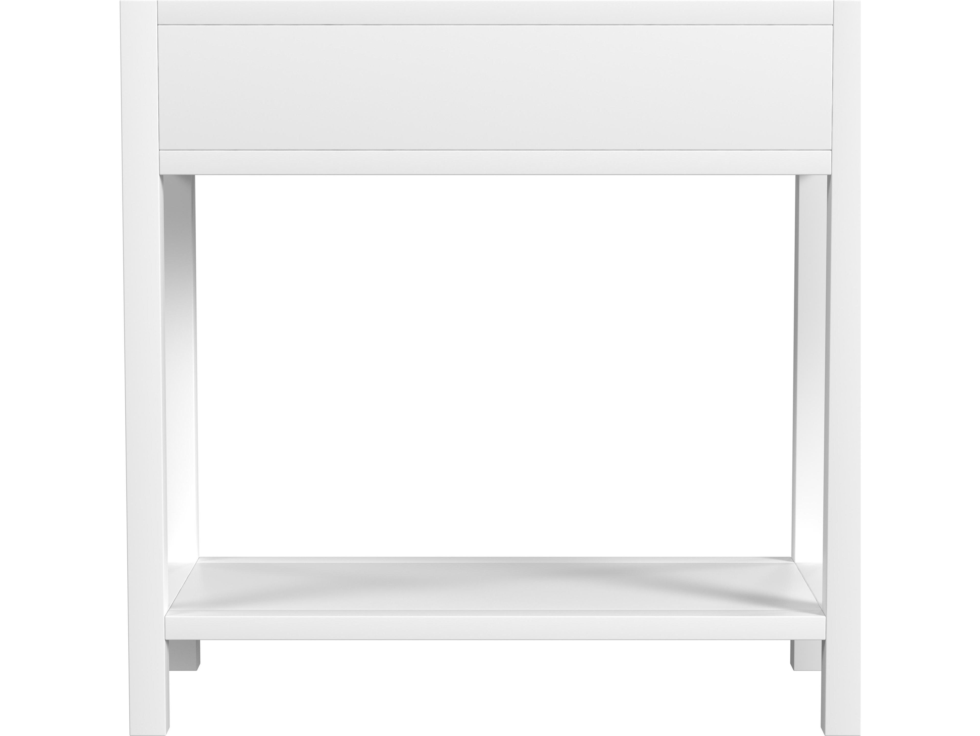 Butler Lark 1-Drawer Acacia Wood Nightstand