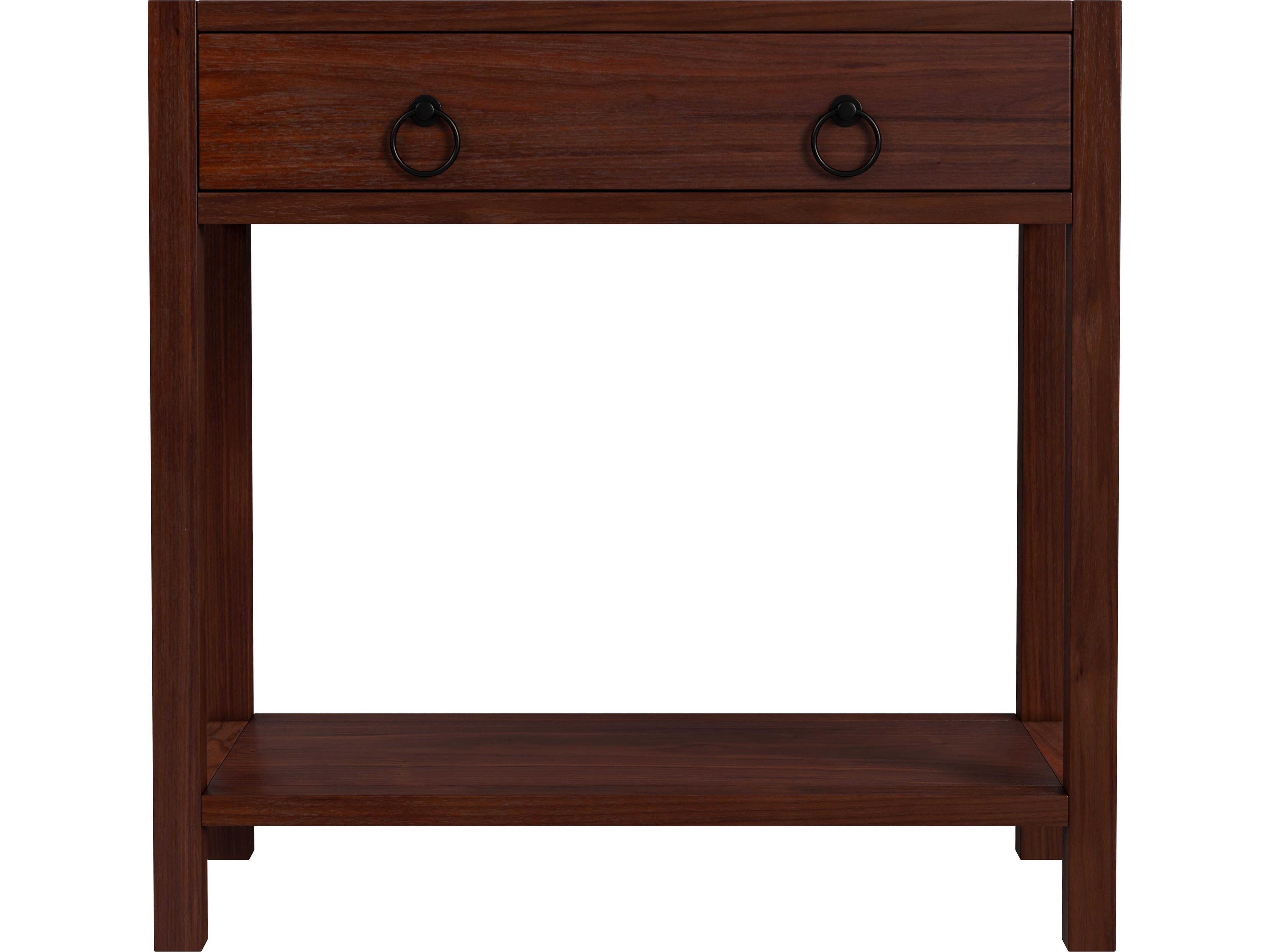 Butler Lark 1-Drawer Acacia Wood Nightstand