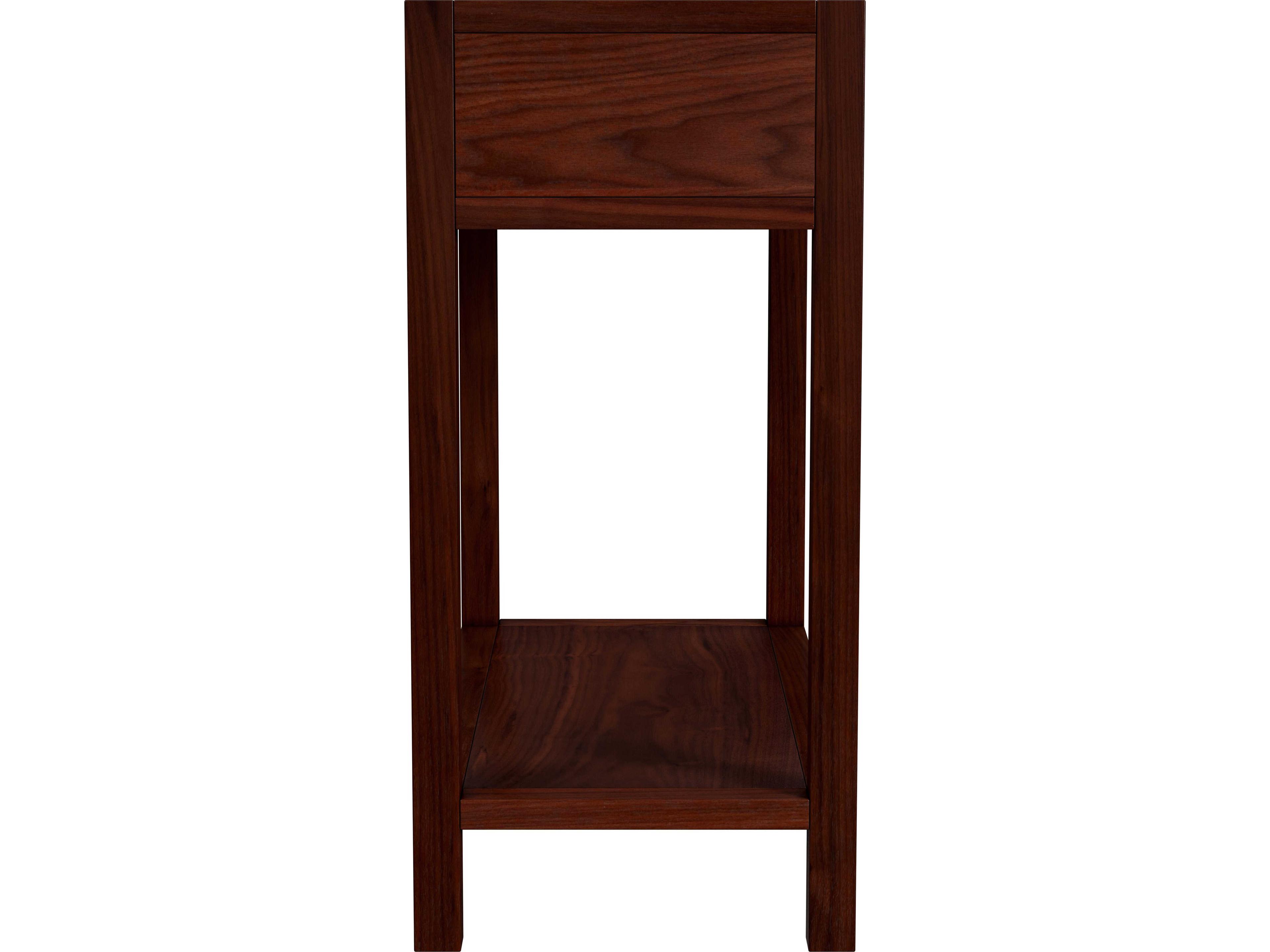 Butler Lark 1-Drawer Acacia Wood Nightstand