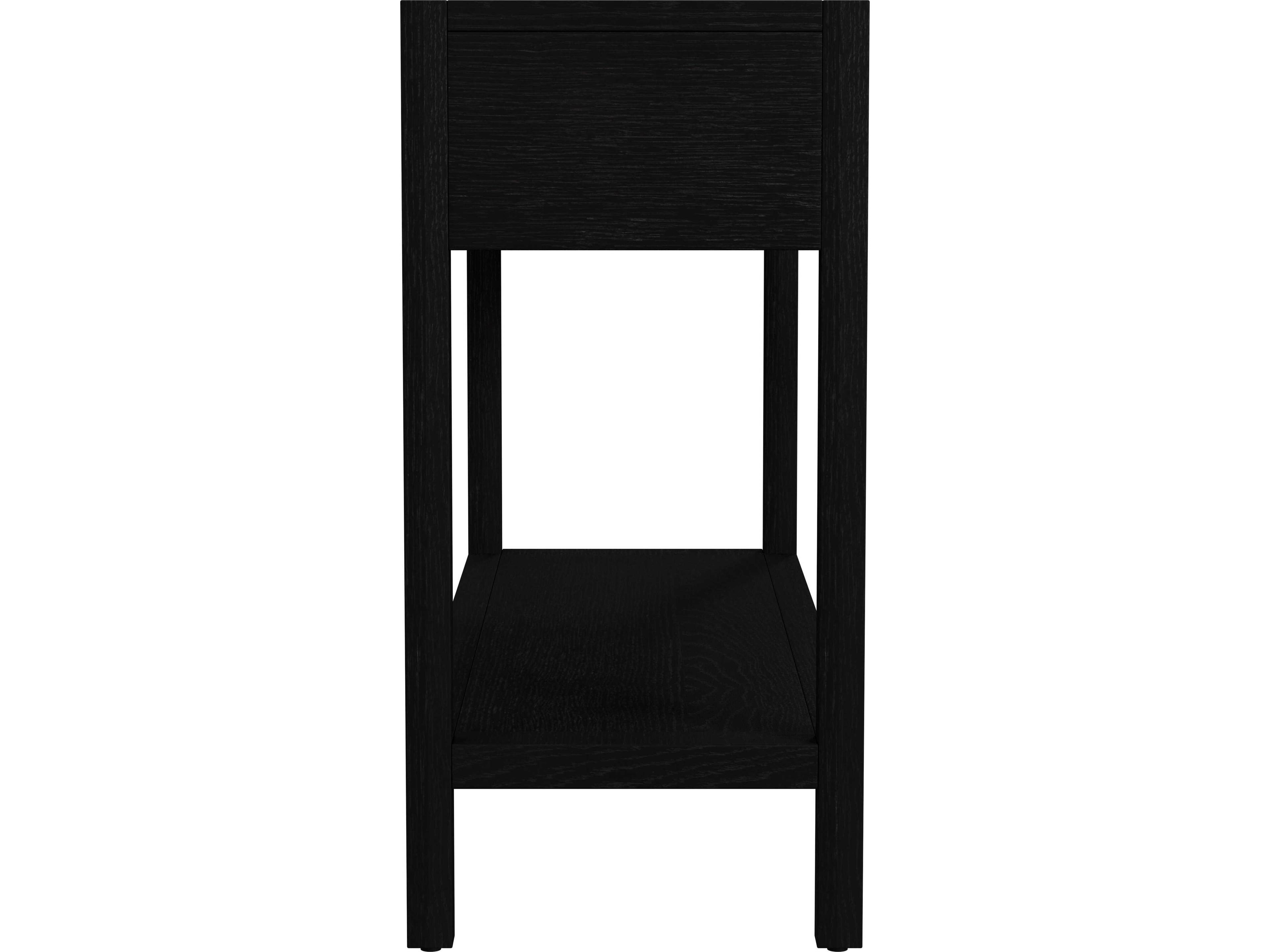 Butler Lark Rectangular Wood Black Console Table