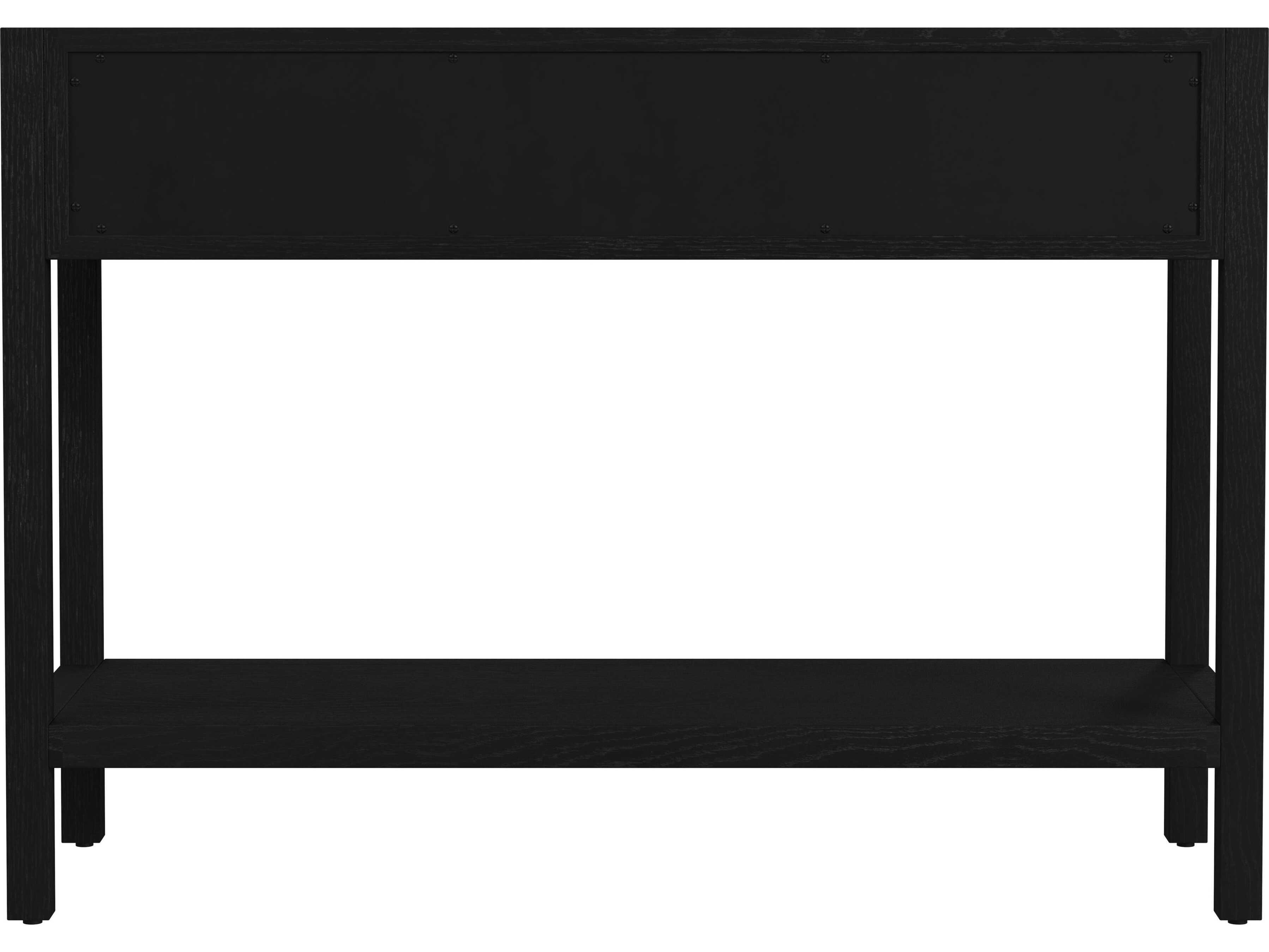 Butler Lark Rectangular Wood Black Console Table