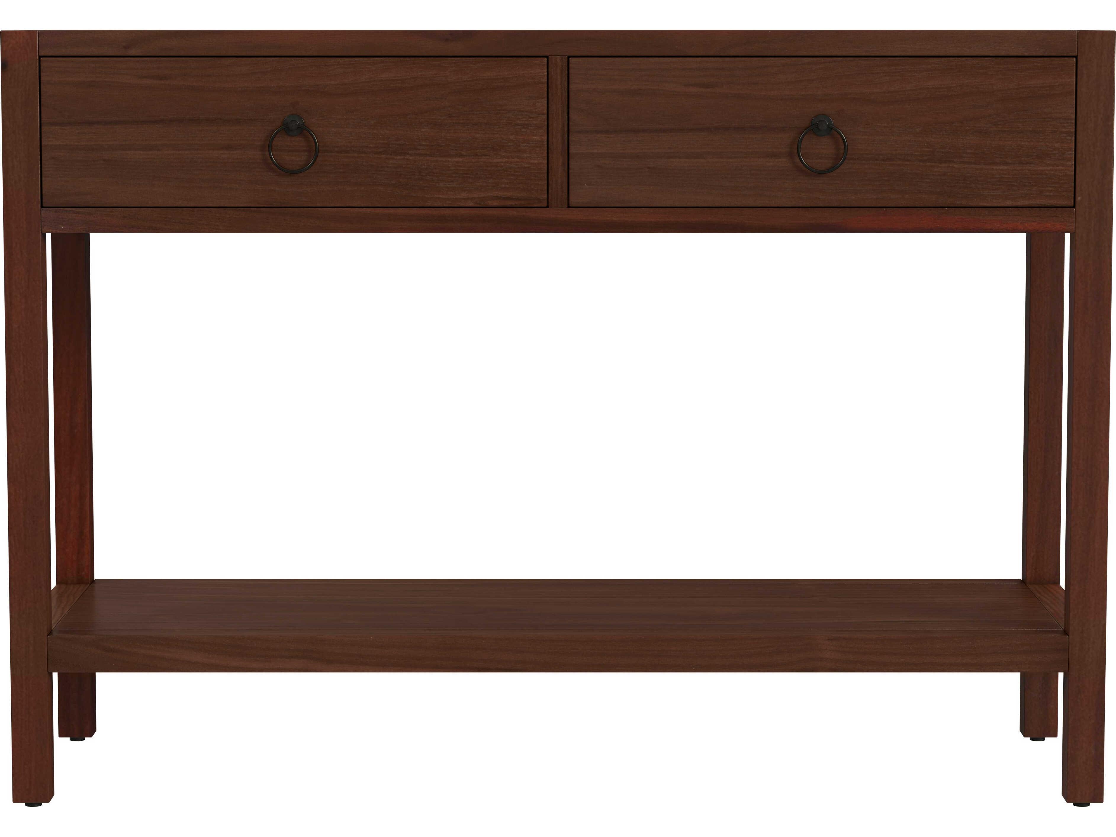 Butler Lark Rectangular Wood Brown Console Table