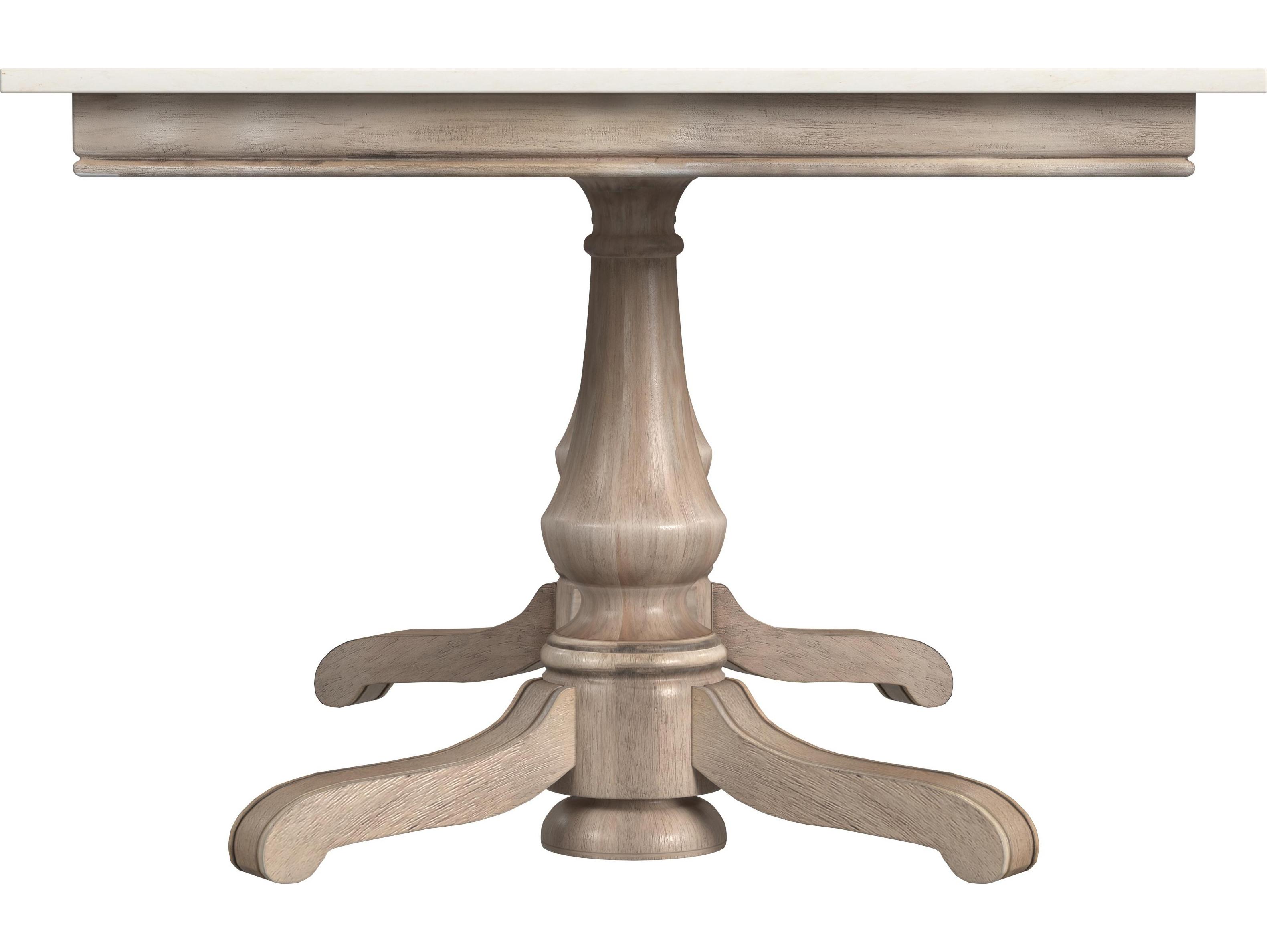Butler Danielle Rectangular Marble Sandalwood Beige Dining Table