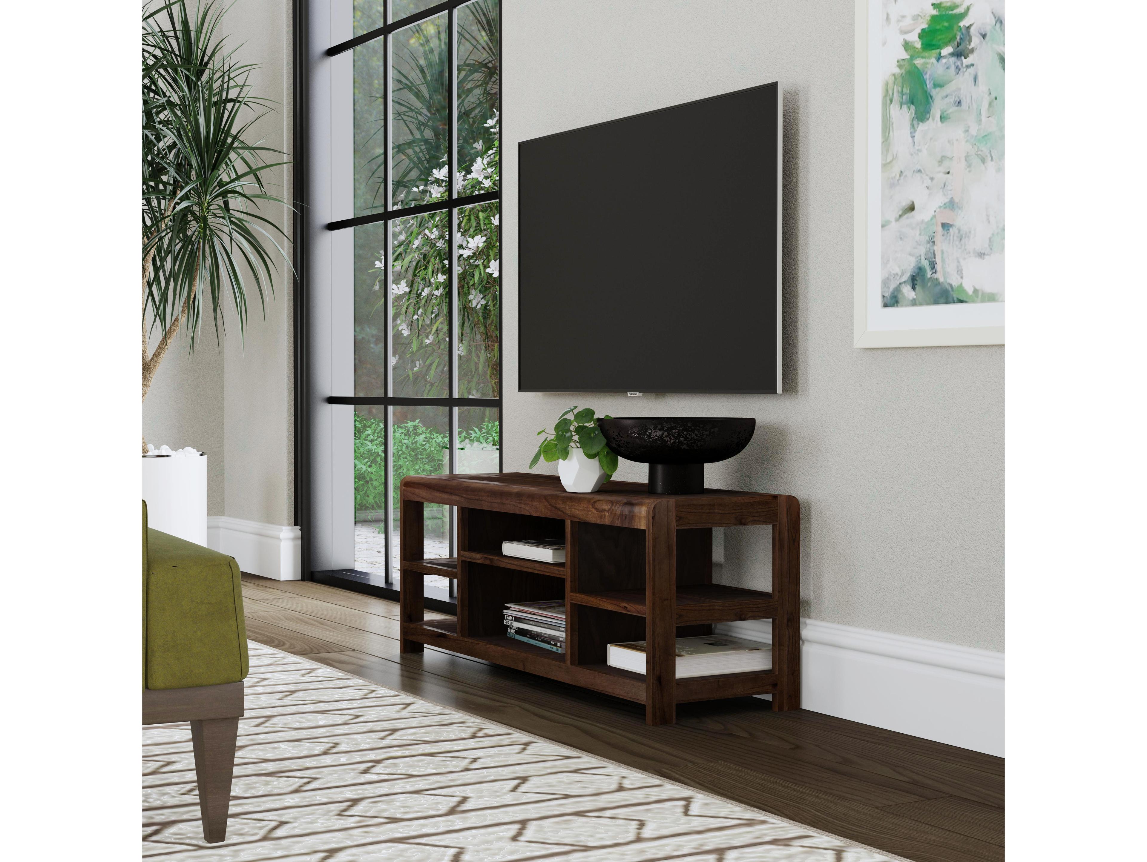 Butler Hanover 44" Mahogany Wood Walnut TV Stand