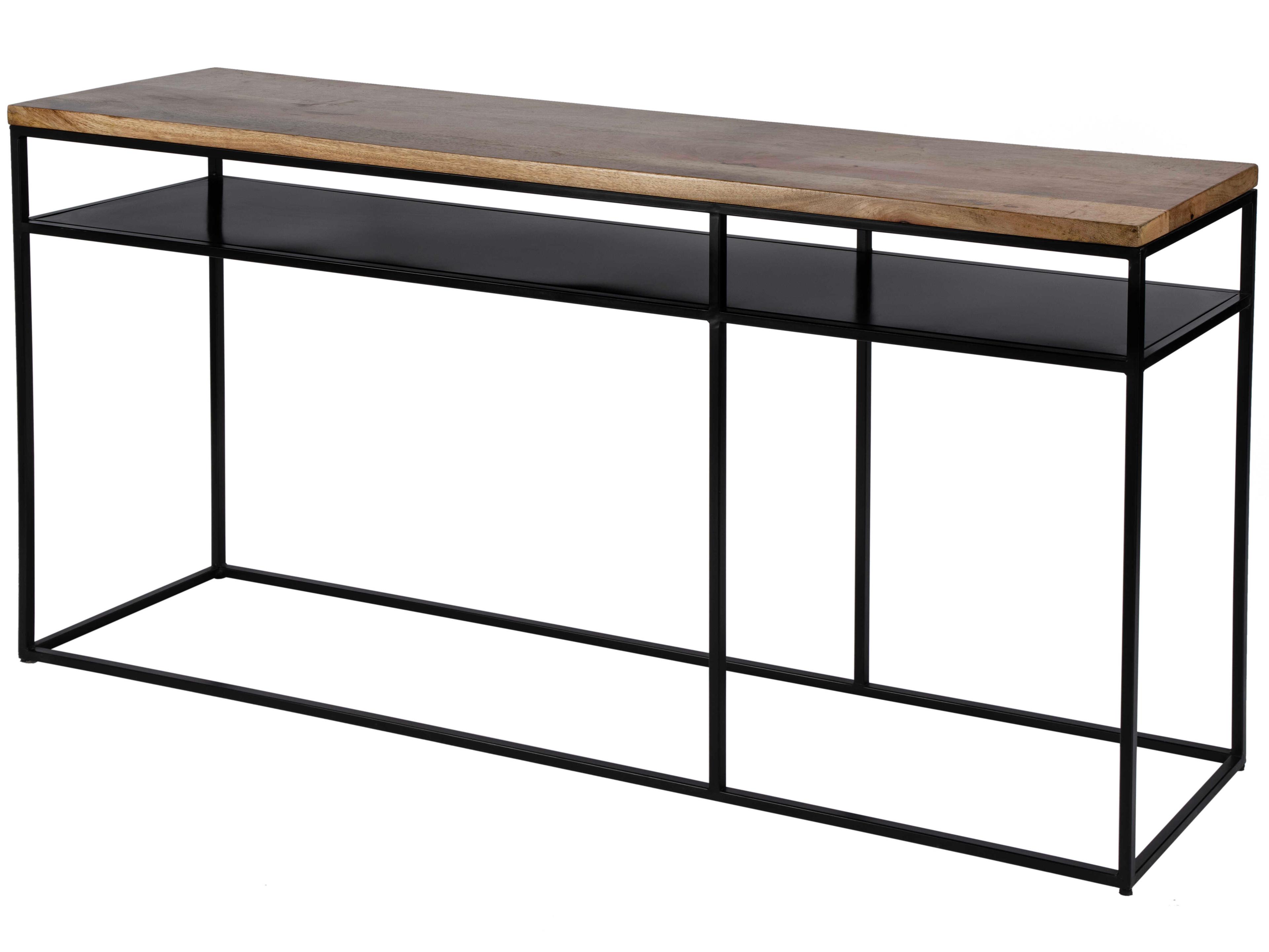 Butler Sutton Rectangular Wood Natural Mango Console Table